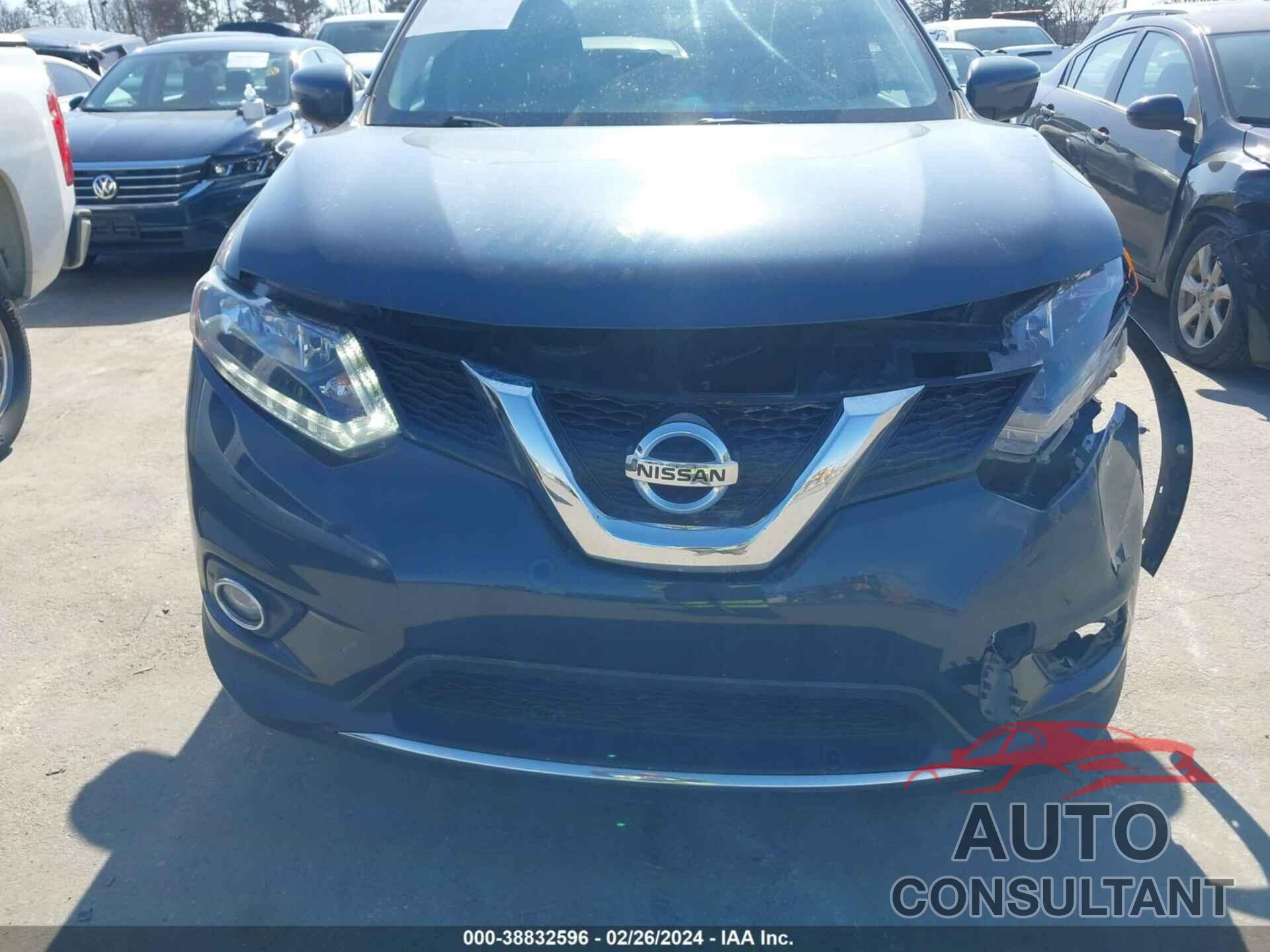 NISSAN ROGUE 2016 - KNMAT2MT0GP718855