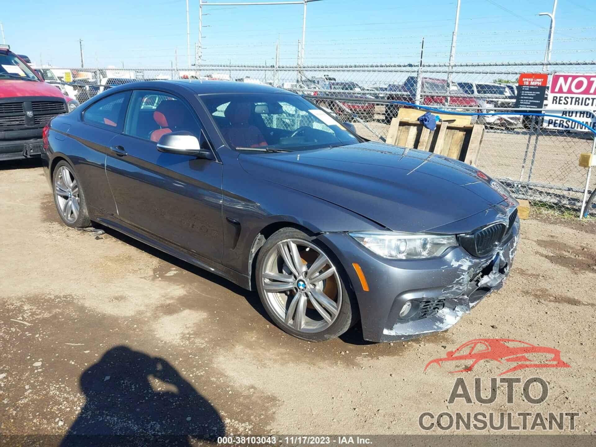 BMW 4 SERIES 2016 - WBA3R1C59GK530124