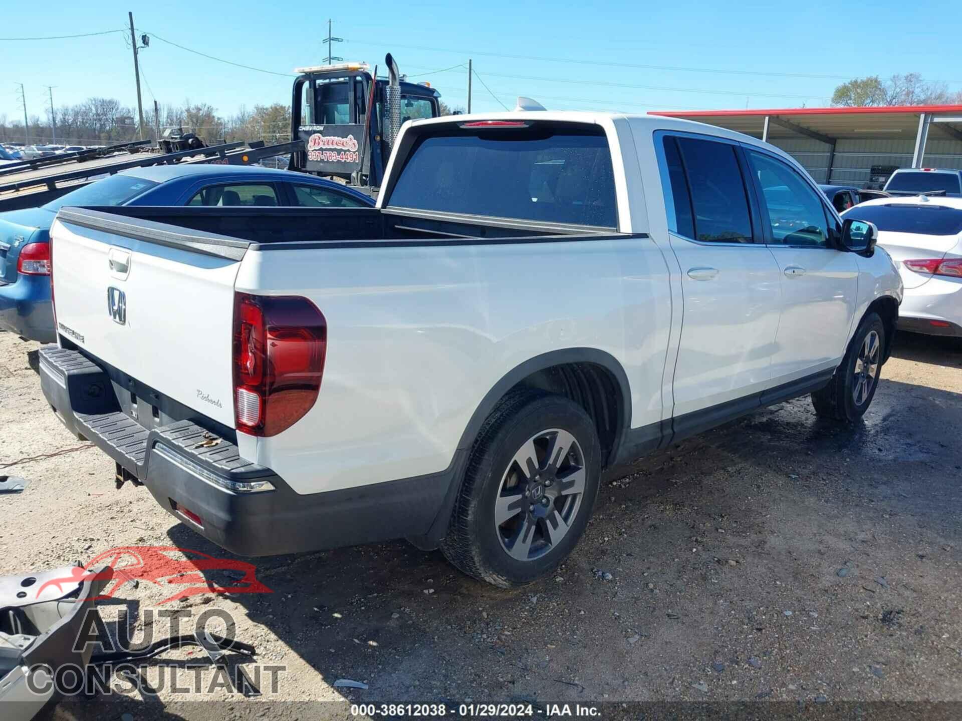 HONDA RIDGELINE 2017 - 5FPYK2F61HB006592