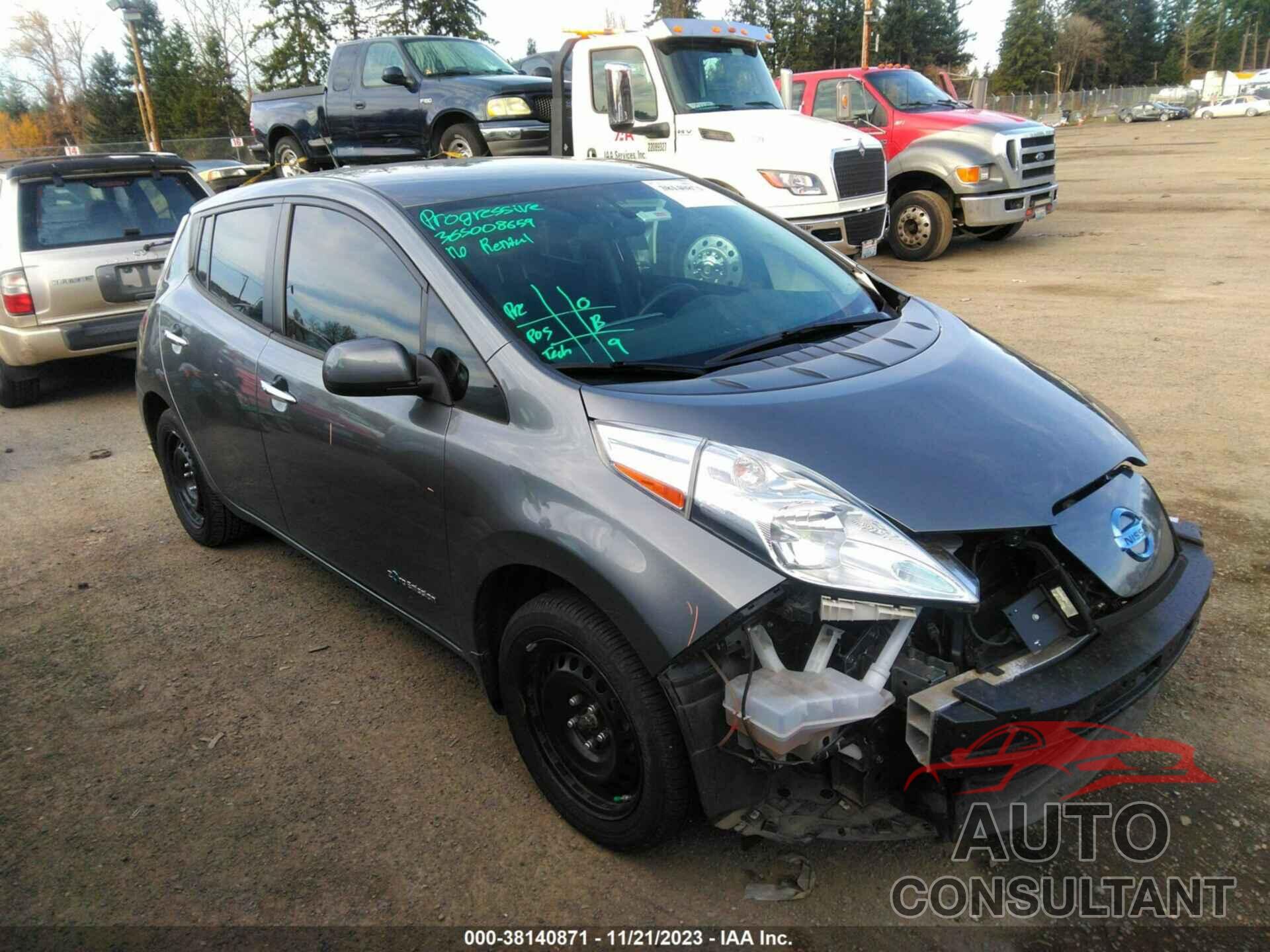NISSAN LEAF 2015 - 1N4AZ0CP2FC303264