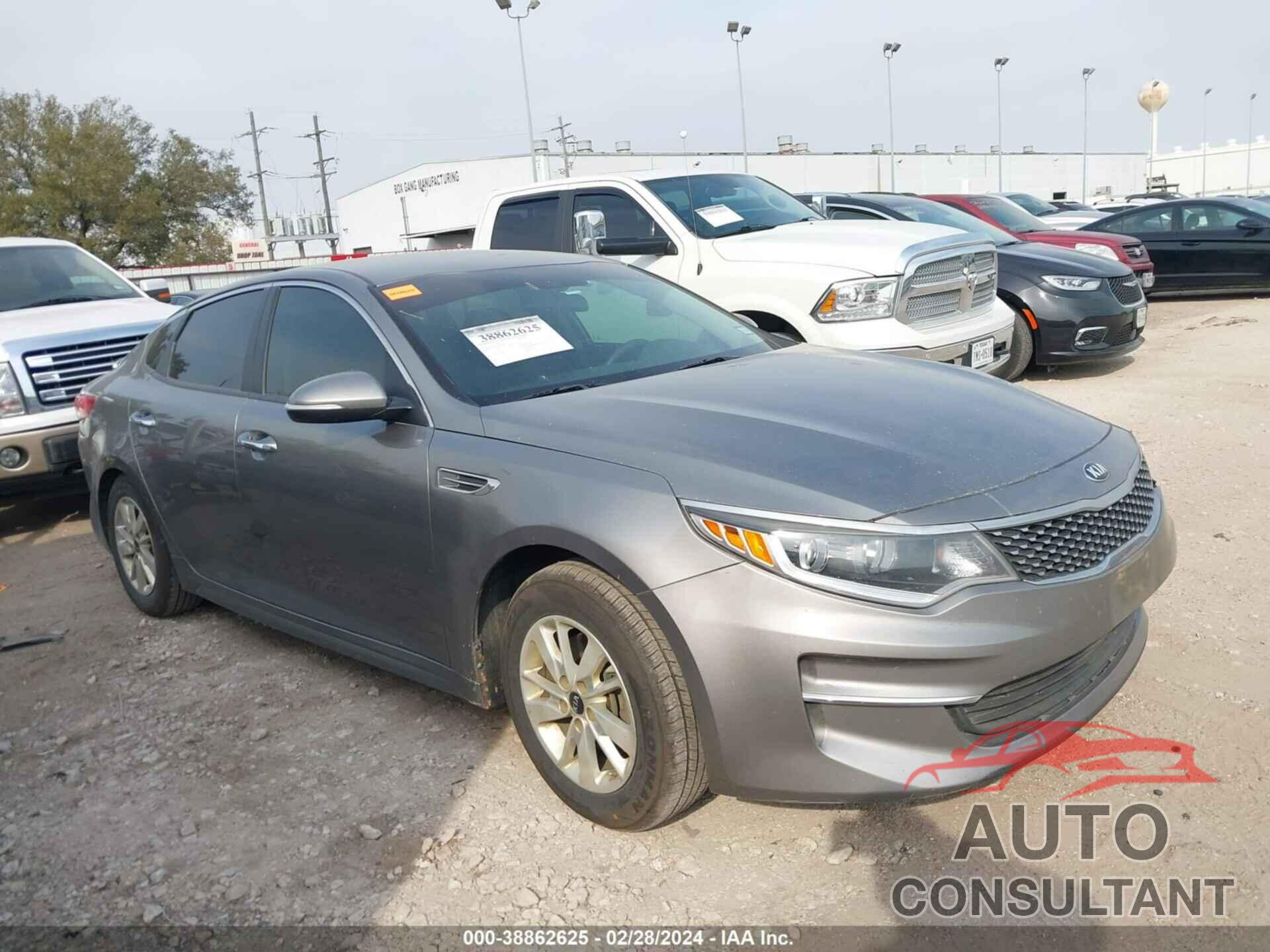 KIA OPTIMA 2018 - 5XXGT4L31JG19783J