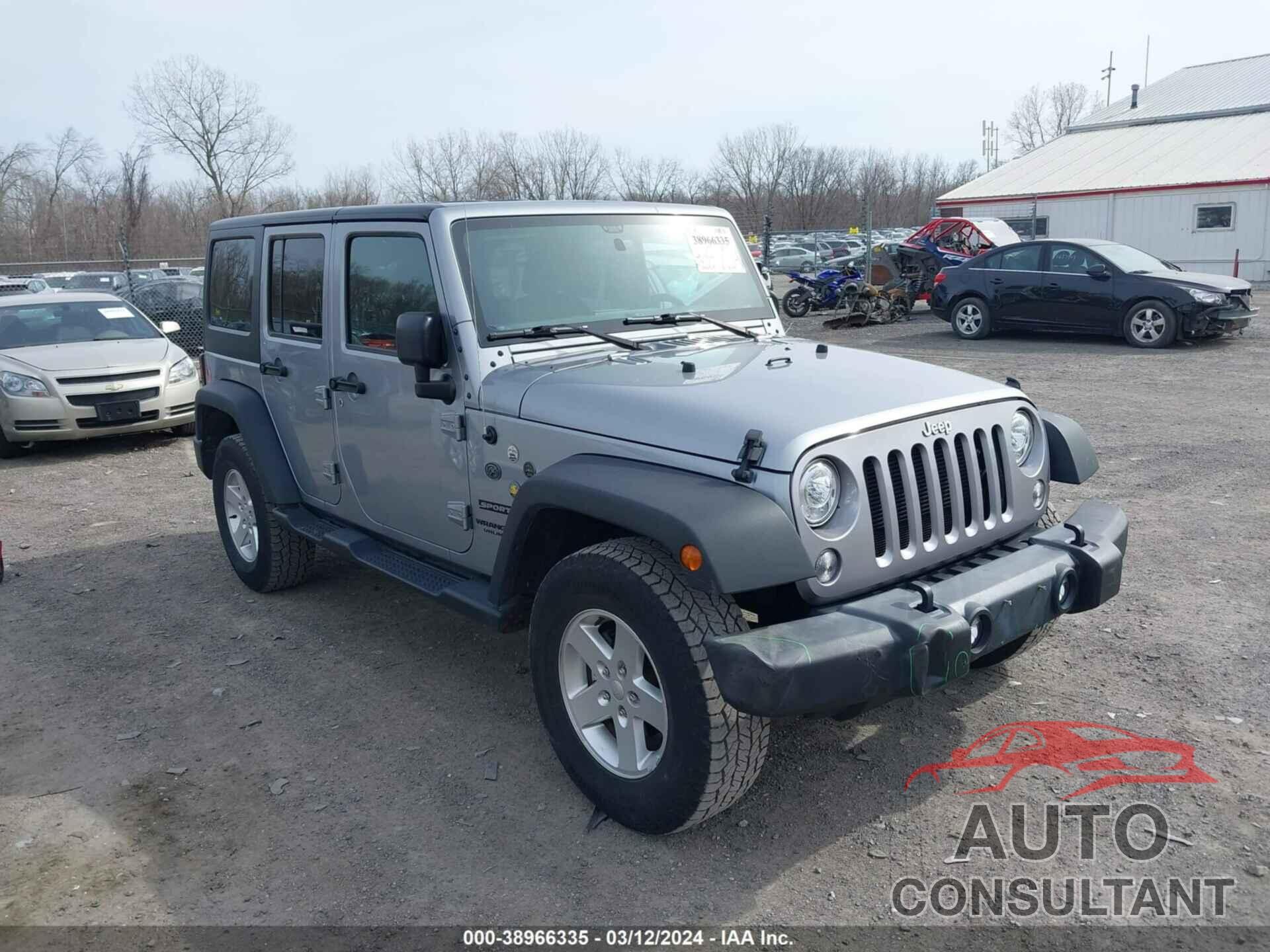 JEEP WRANGLER UNLIMITED 2017 - 1C4BJWDG5HL577293
