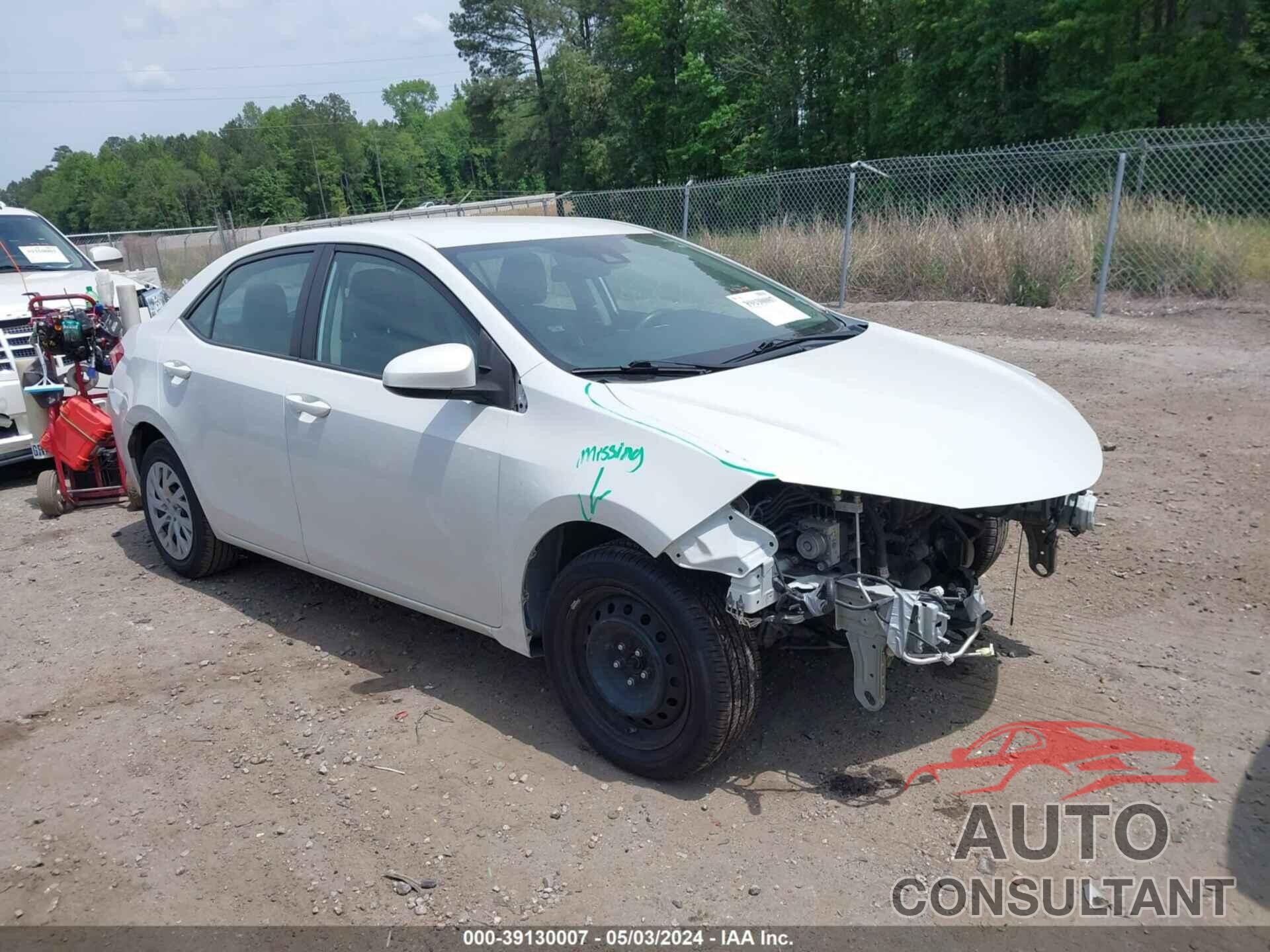 TOYOTA COROLLA 2017 - 5YFBURHE4HP578265