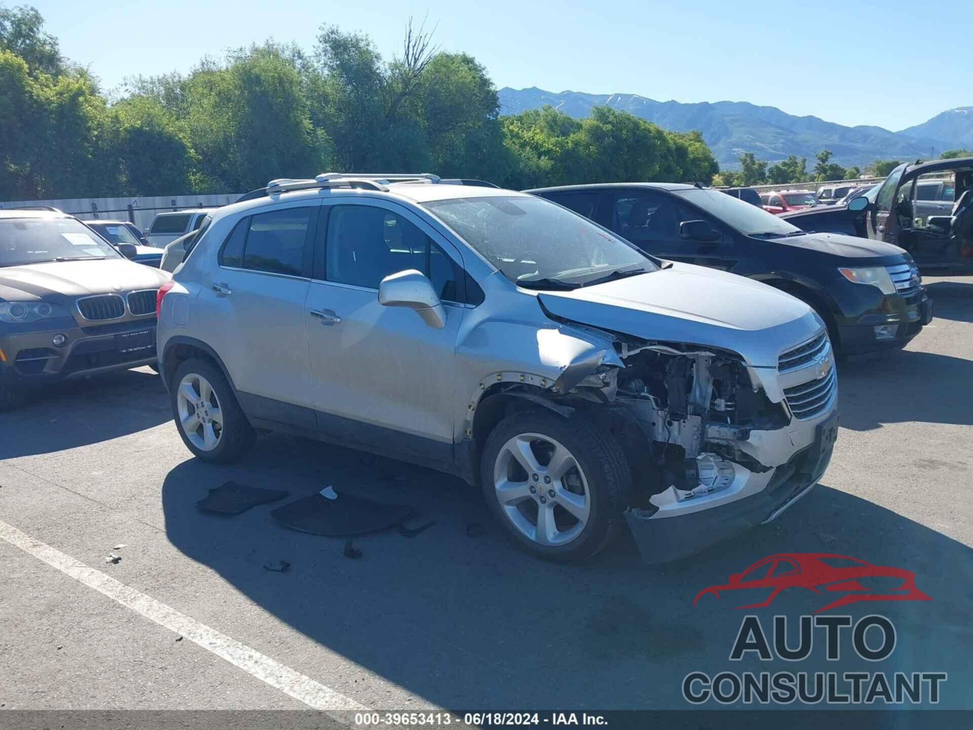 CHEVROLET TRAX 2016 - KL7CJRSB3GB572270