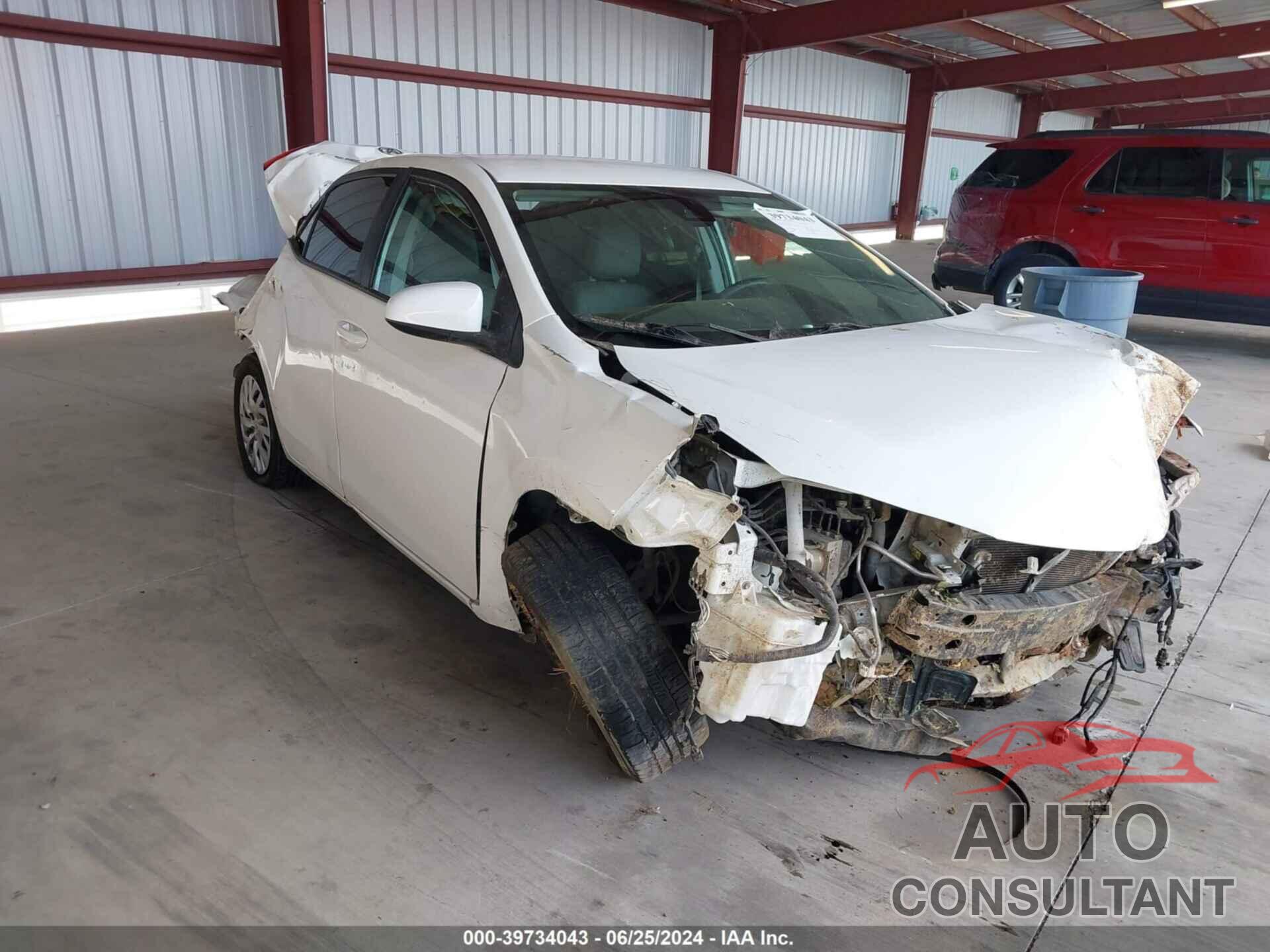 TOYOTA COROLLA 2019 - 5YFBURHE5KP912259
