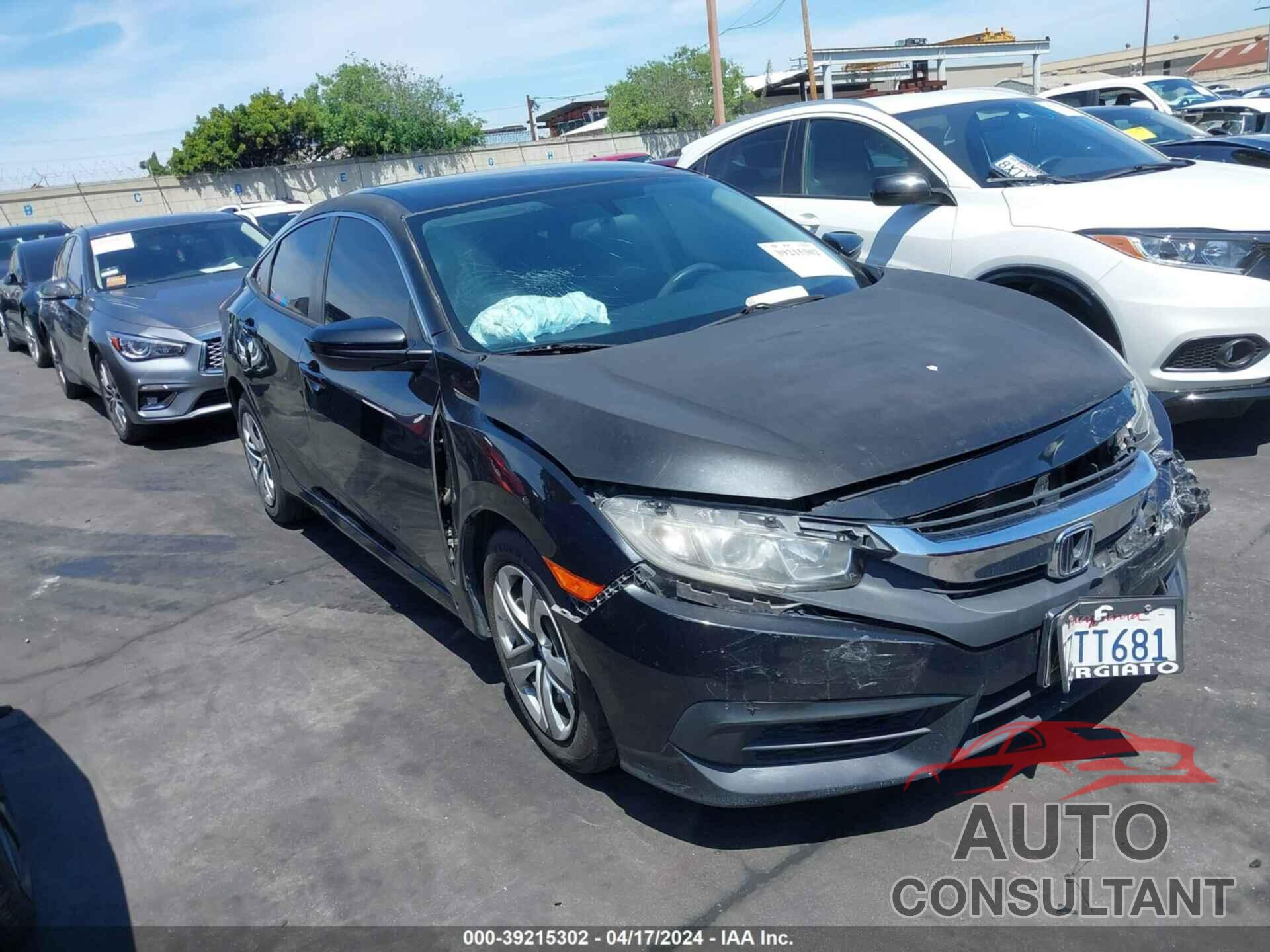 HONDA CIVIC 2017 - 2HGFC2F54HH551802