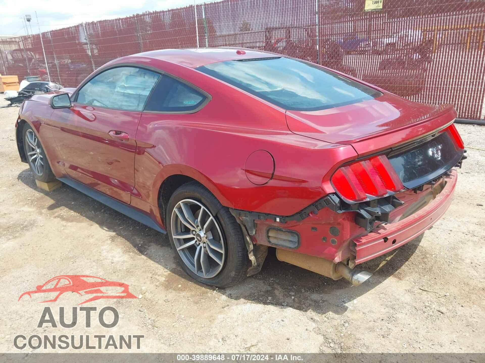 FORD MUSTANG 2017 - 1FA6P8TH3H5206004