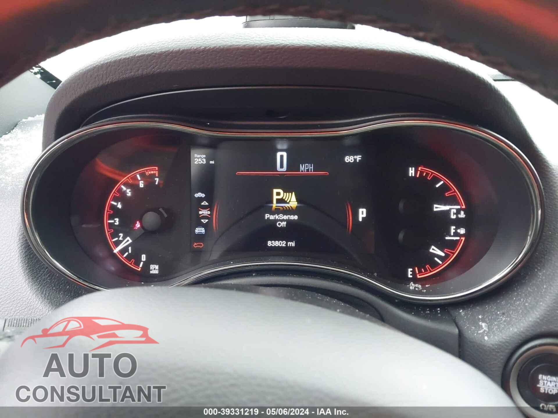DODGE DURANGO 2019 - 1C4RDJDG6KC744387