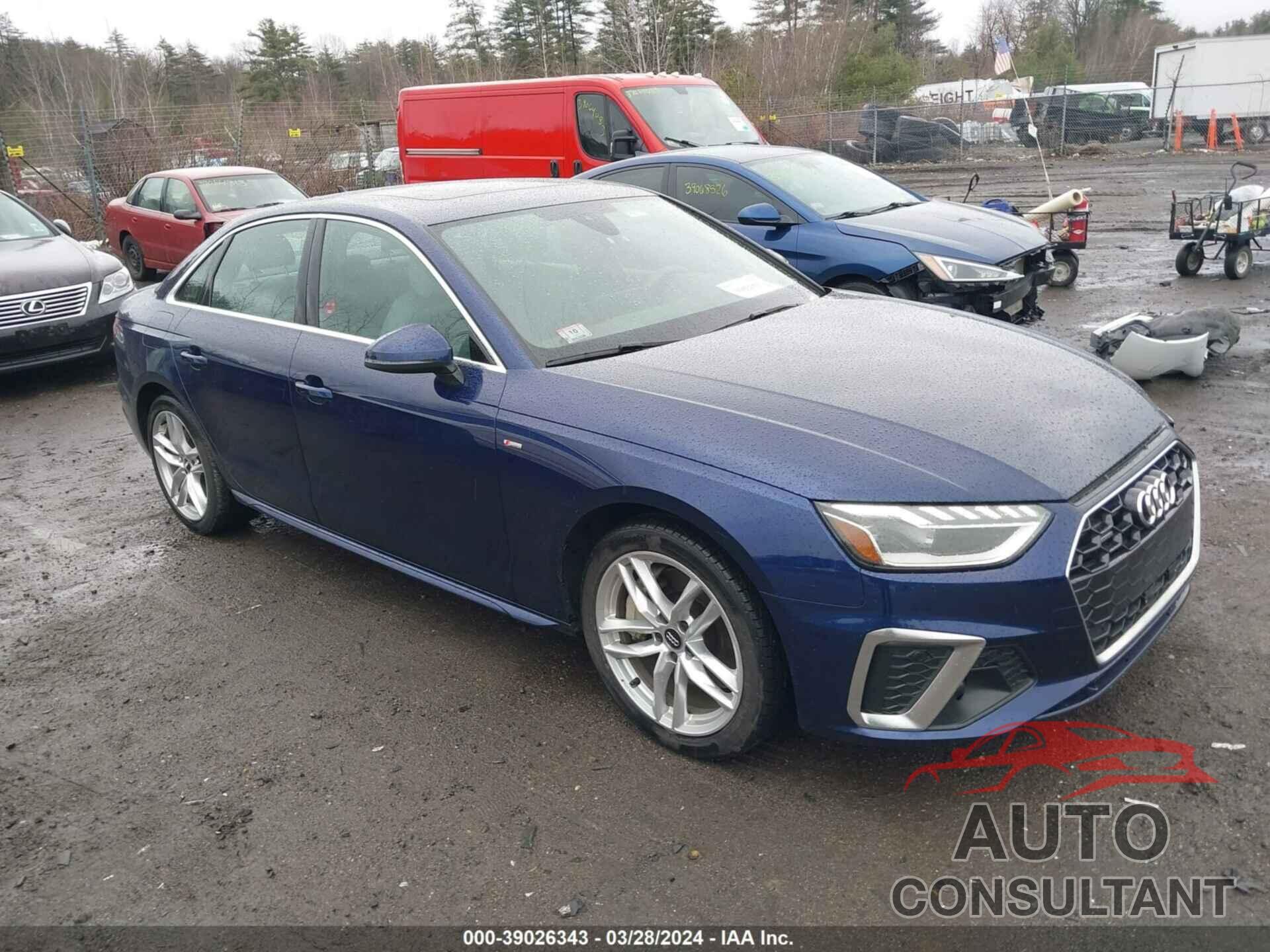 AUDI A4 2020 - WAUENAF40LN011348