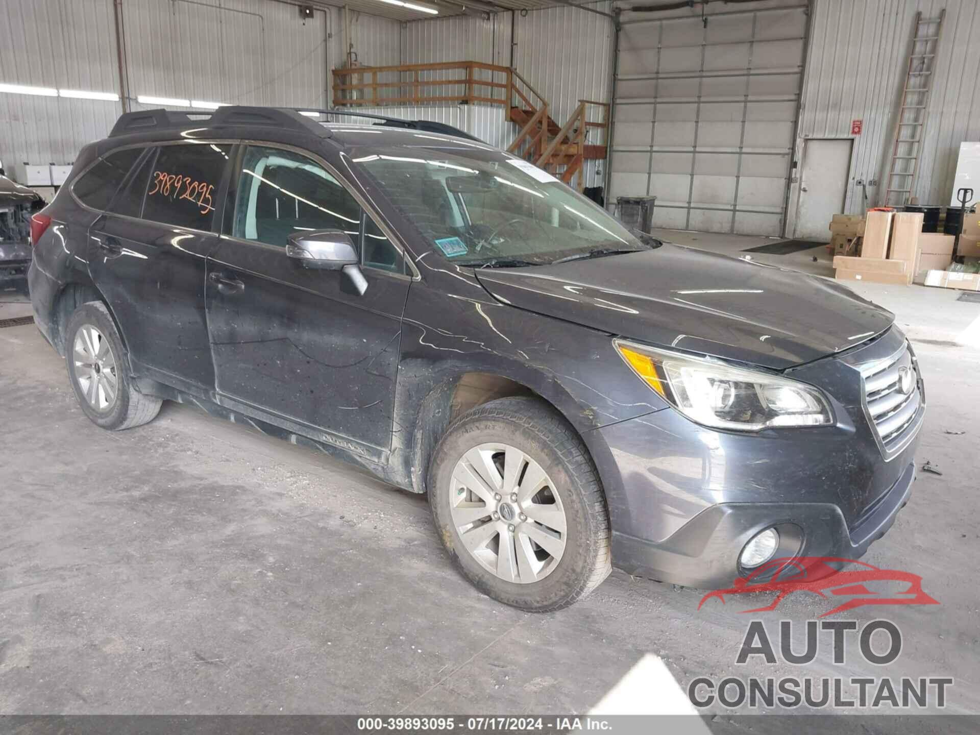 SUBARU OUTBACK 2017 - 4S4BSAFC1H3313848