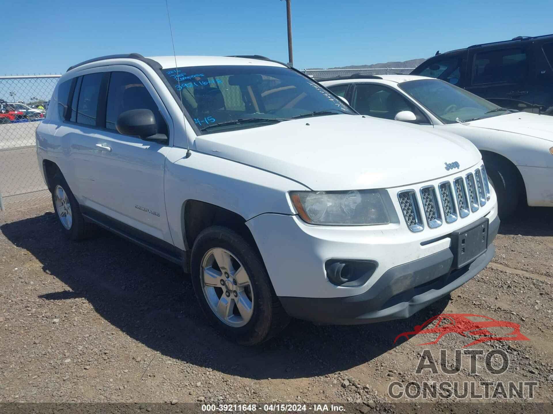 JEEP COMPASS 2016 - 1C4NJCEA0GD666056