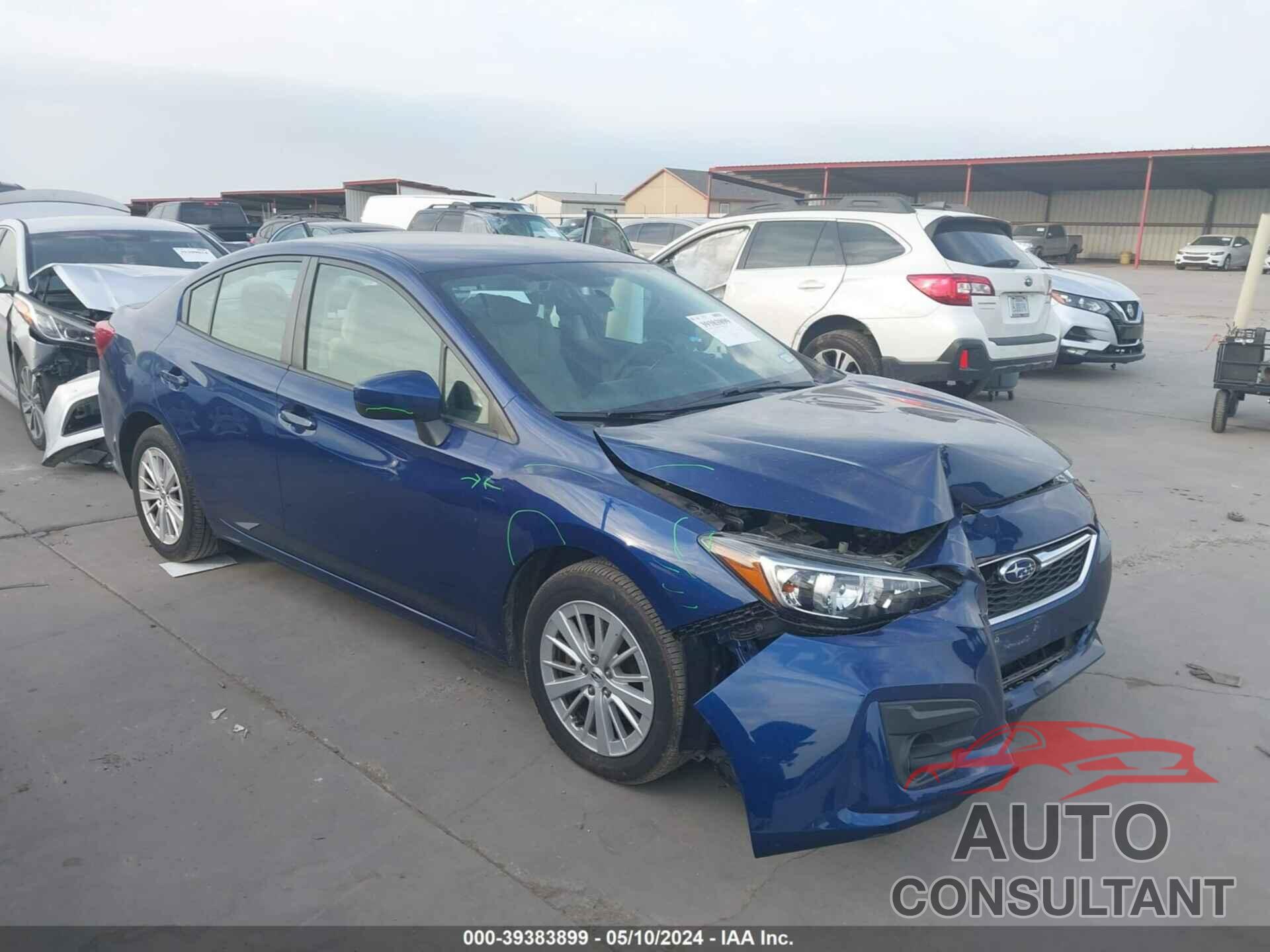 SUBARU IMPREZA 2018 - 4S3GKAD67J3624519