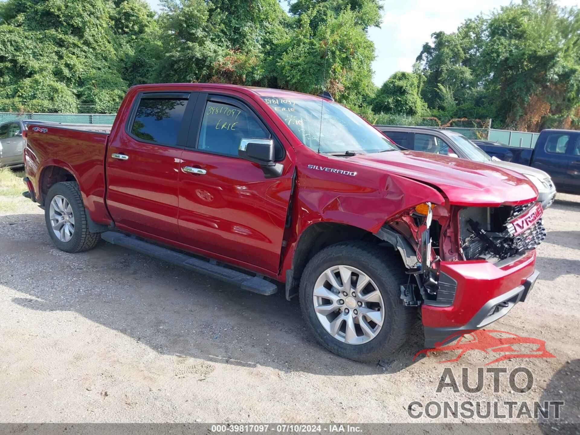 CHEVROLET SILVERADO 1500 2021 - 3GCPYBEK4MG167055
