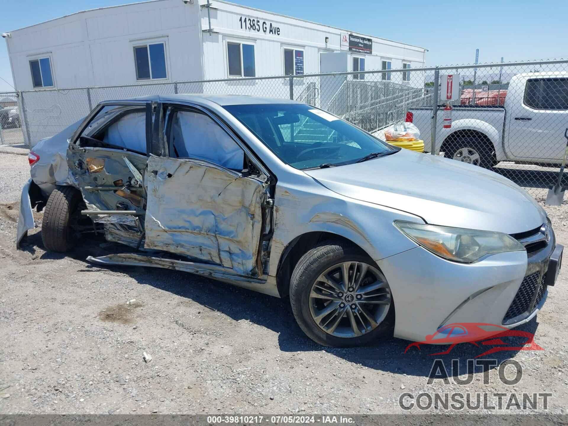 TOYOTA CAMRY 2016 - 4T1BF1FK0GU506982