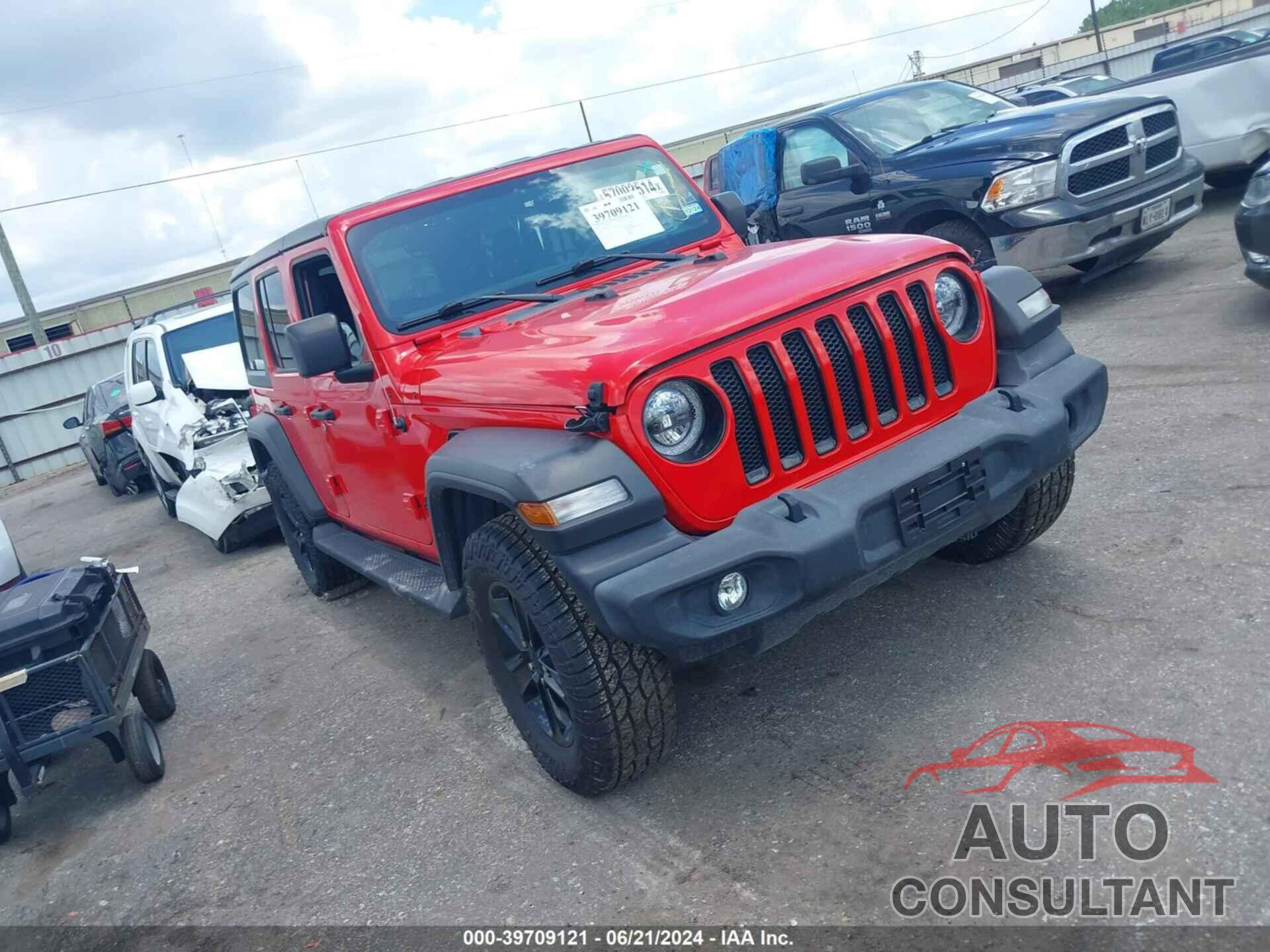 JEEP WRANGLER UNLIMITED 2020 - 1C4HJXDN6LW143146