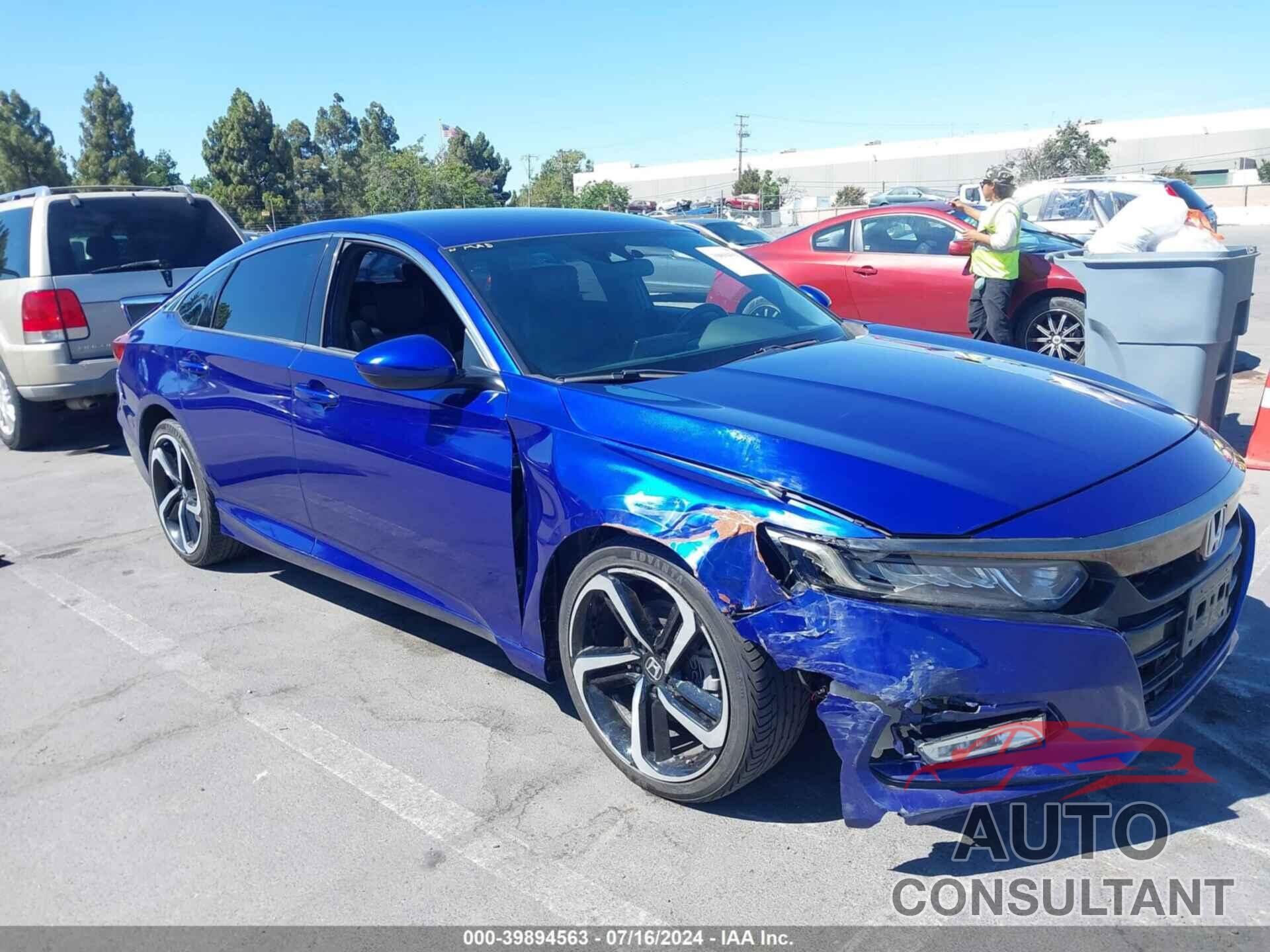 HONDA ACCORD 2018 - 1HGCV1F34JA074623