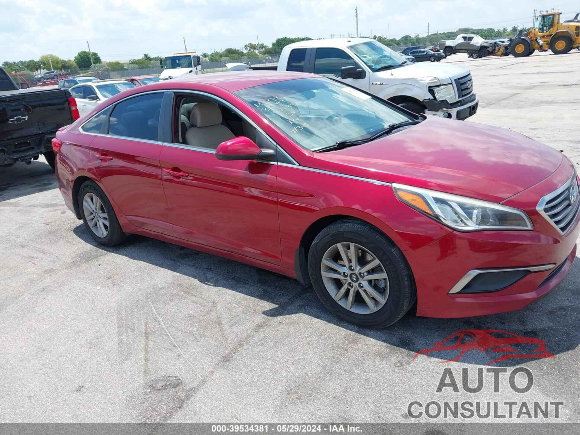 HYUNDAI SONATA 2016 - 5NPE24AF6GH407134