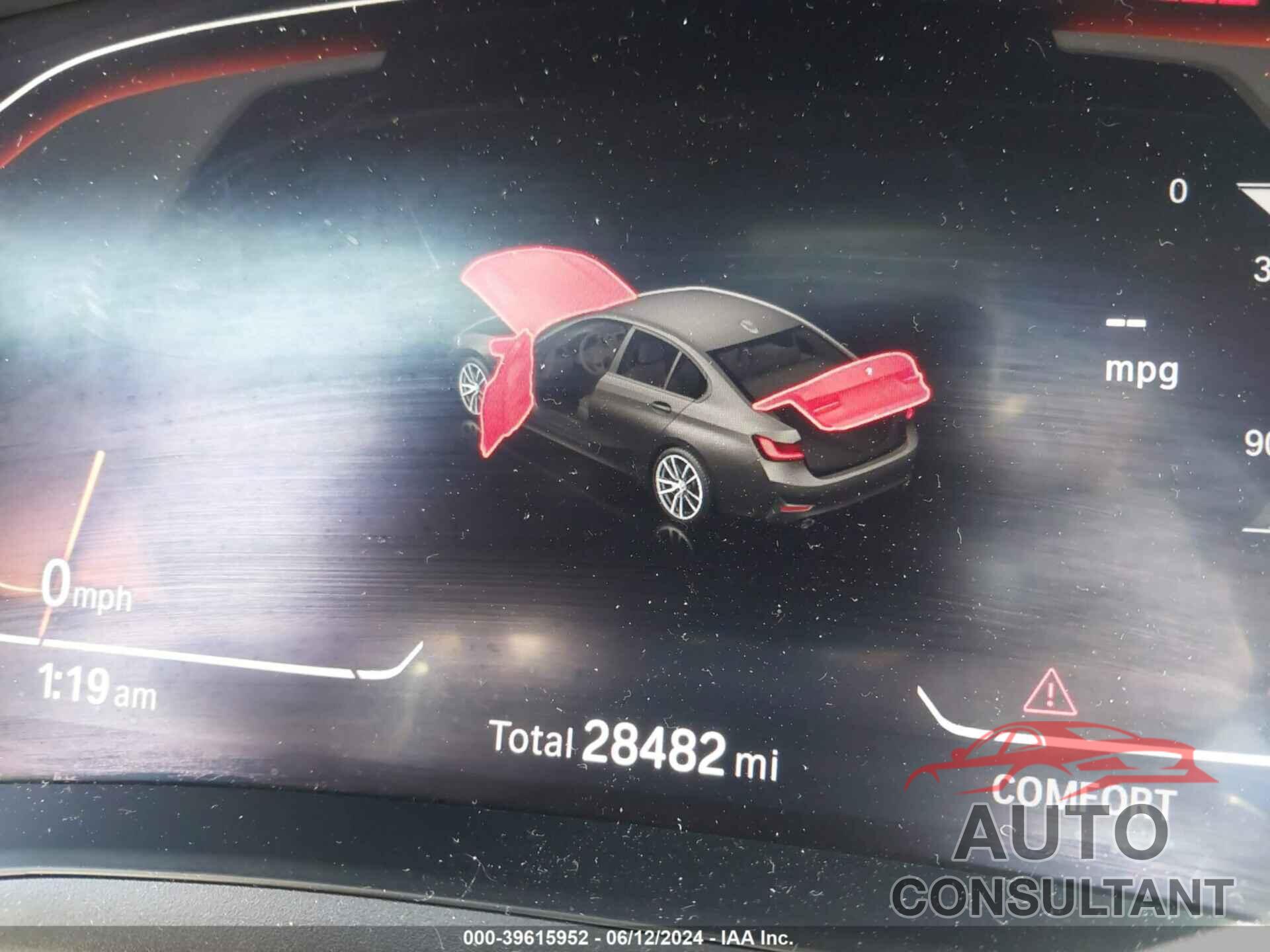 BMW 330I 2021 - 3MW5R7J02M8B54480
