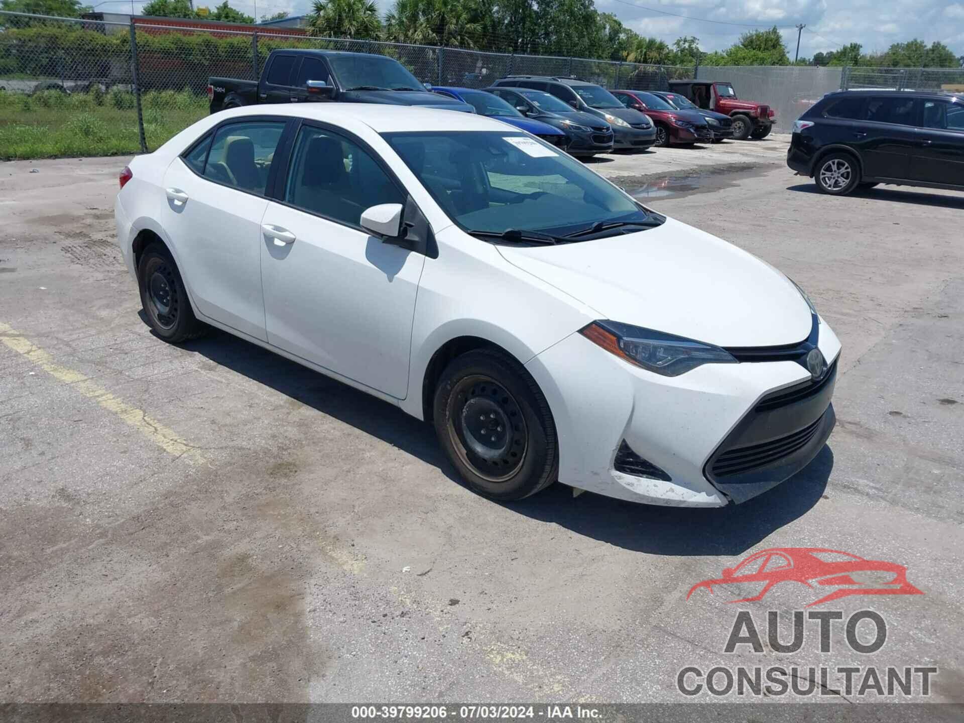 TOYOTA COROLLA 2018 - 2T1BURHE9JC038304