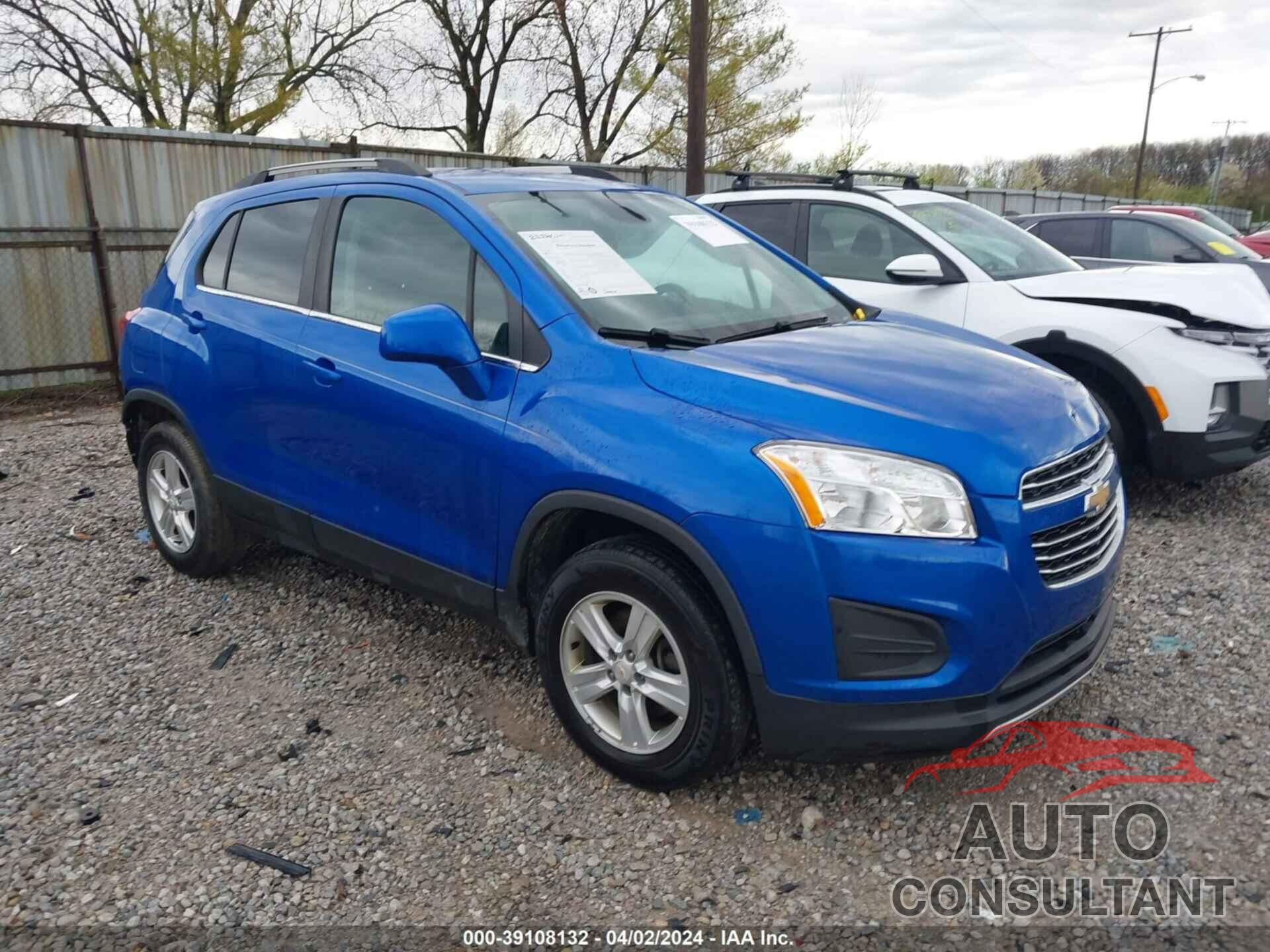 CHEVROLET TRAX 2016 - KL7CJPSB9GB742331