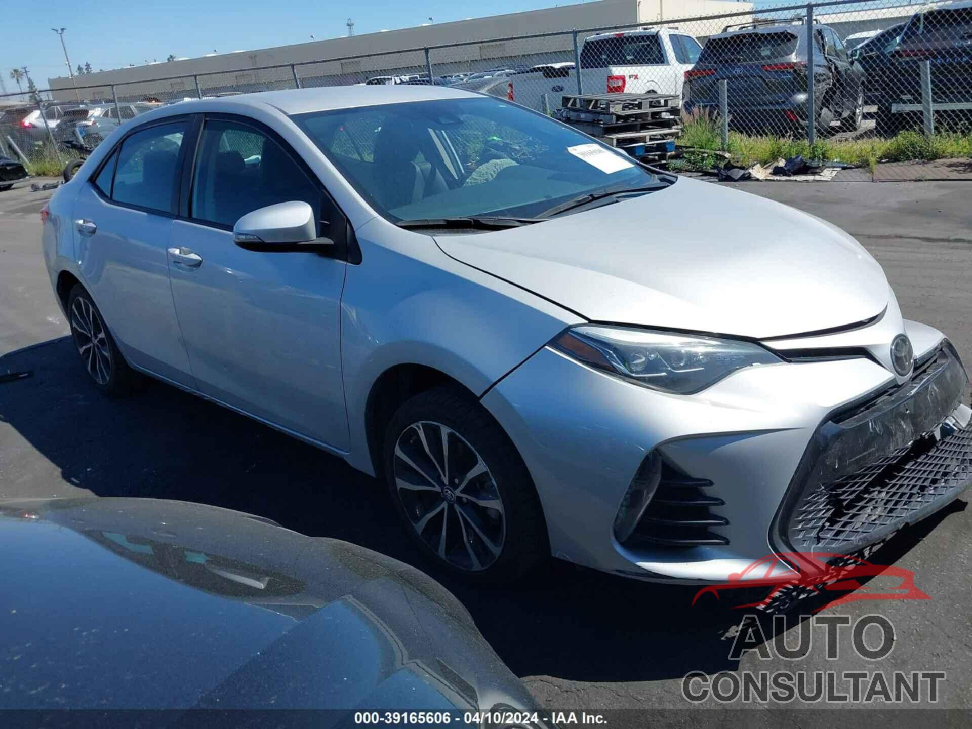 TOYOTA COROLLA 2018 - 5YFBURHE6JP784953
