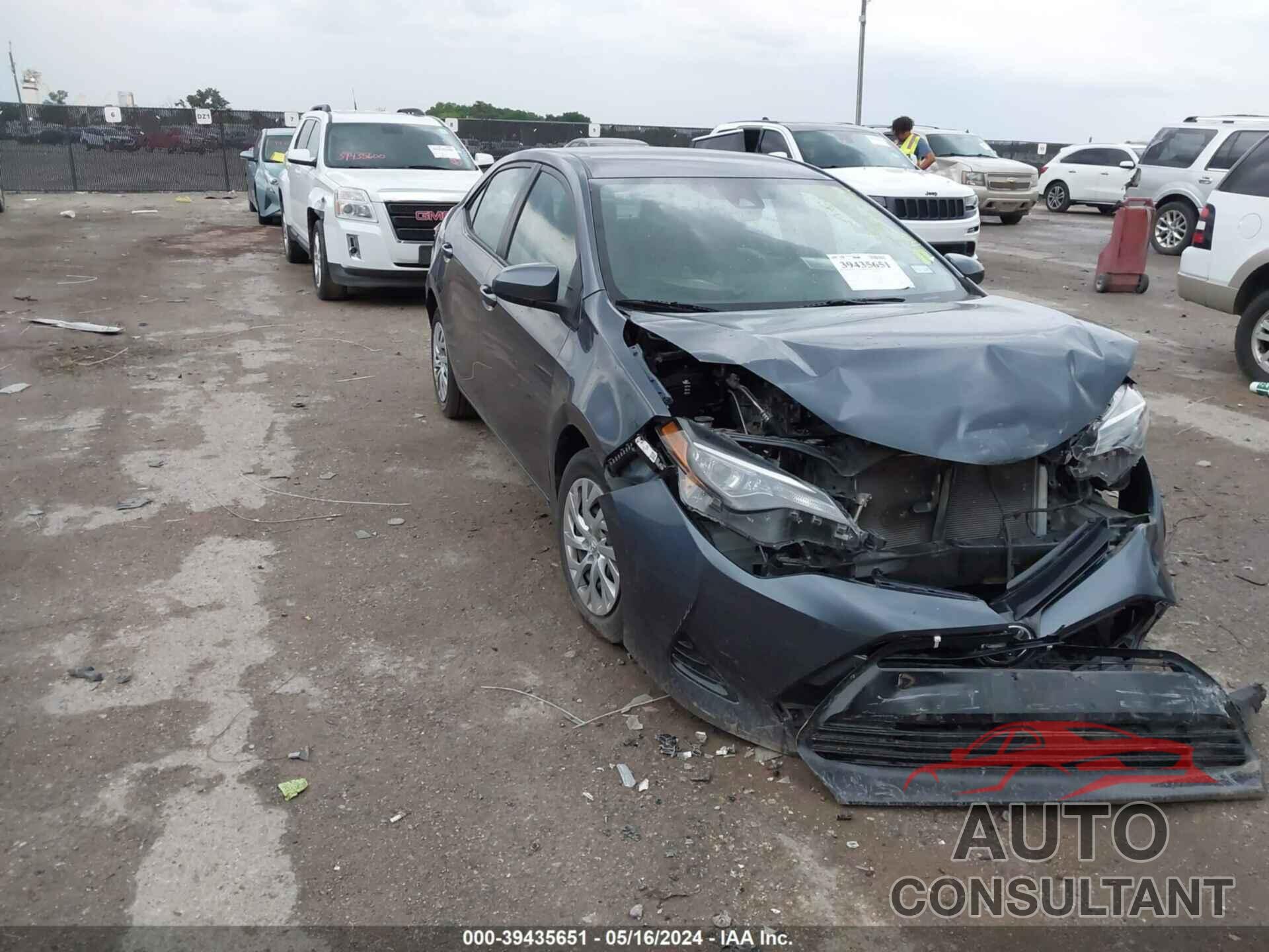 TOYOTA COROLLA 2017 - 2T1BURHE5HC853531