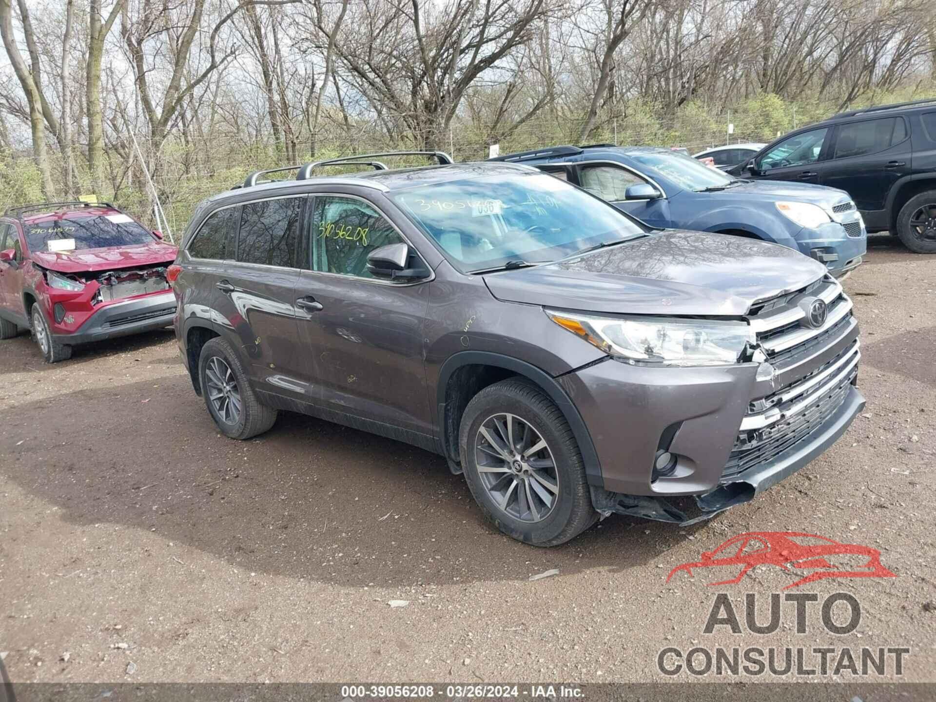 TOYOTA HIGHLANDER 2019 - 5TDJZRFH7KS954174