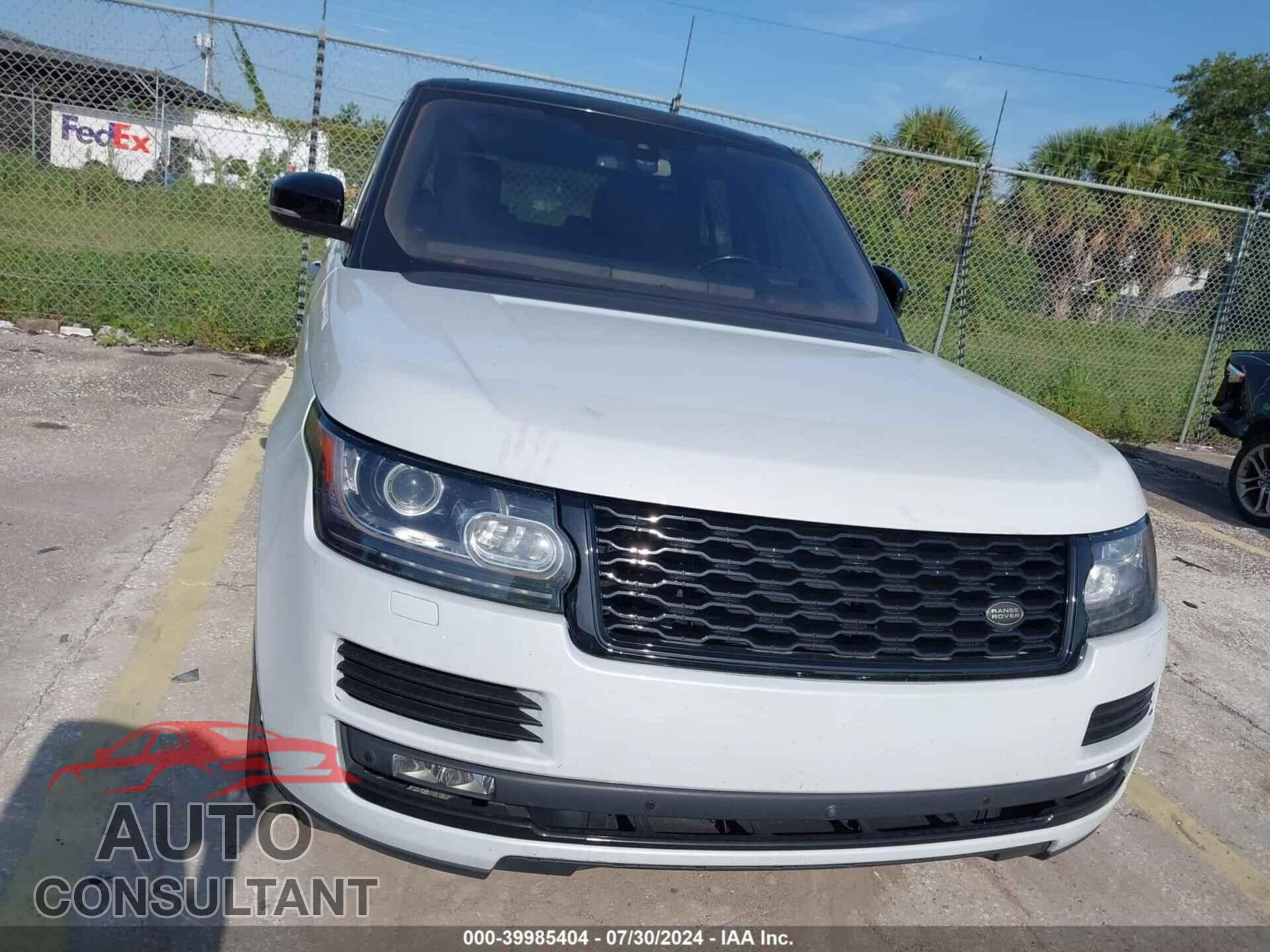 LAND ROVER RANGE ROVER 2016 - SALGS2KF4GA264311