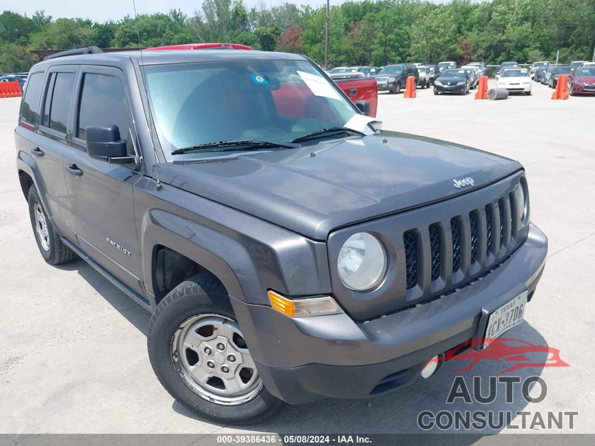 JEEP PATRIOT 2016 - 1C4NJPBB2GD698768