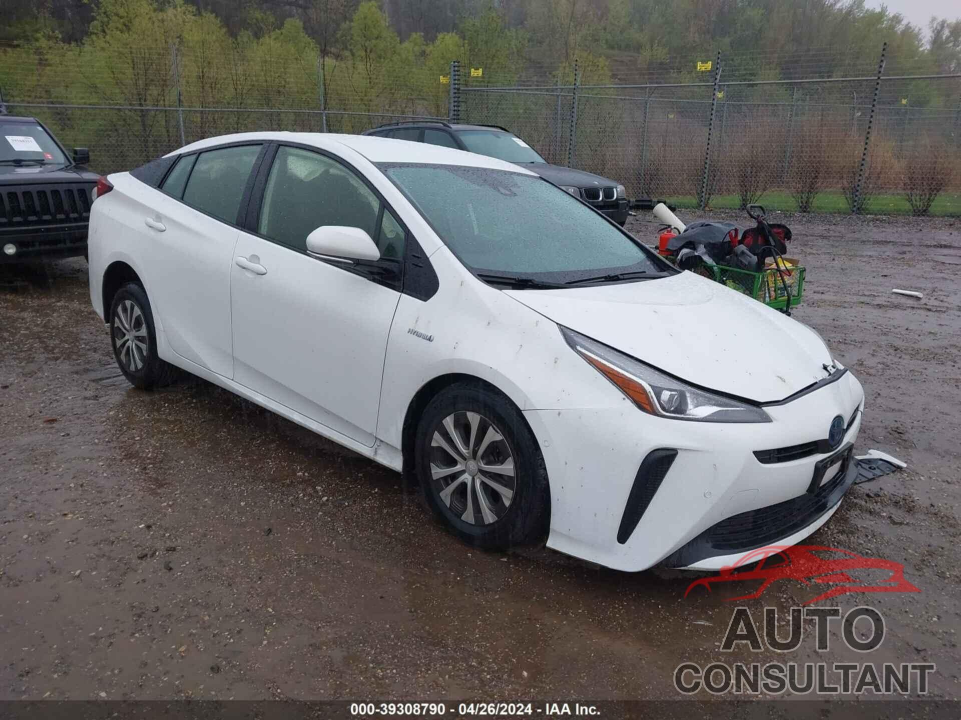 TOYOTA PRIUS 2020 - JTDKARFU9L3110259