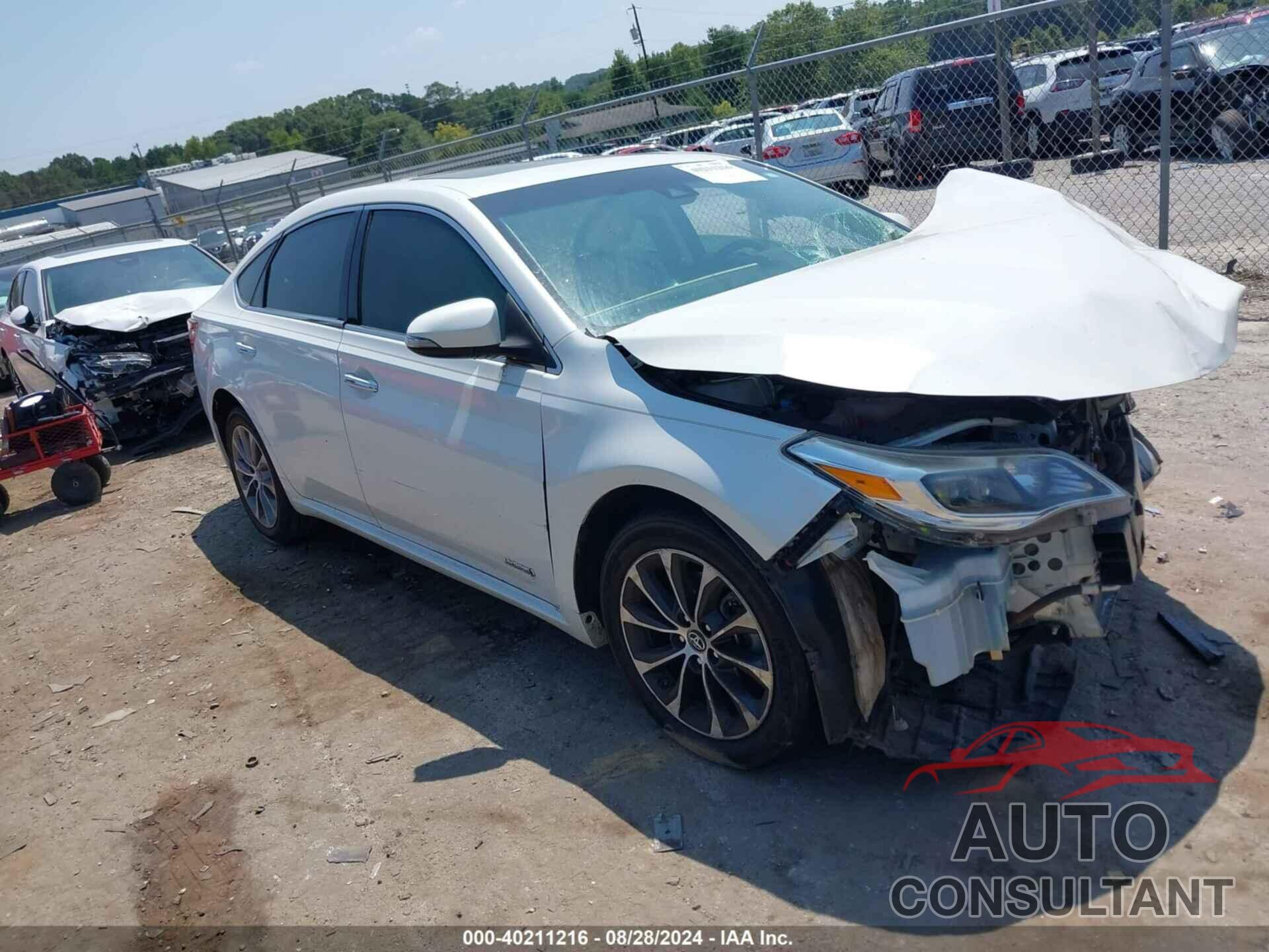 TOYOTA AVALON HYBRID 2017 - 4T1BD1EB0HU058316