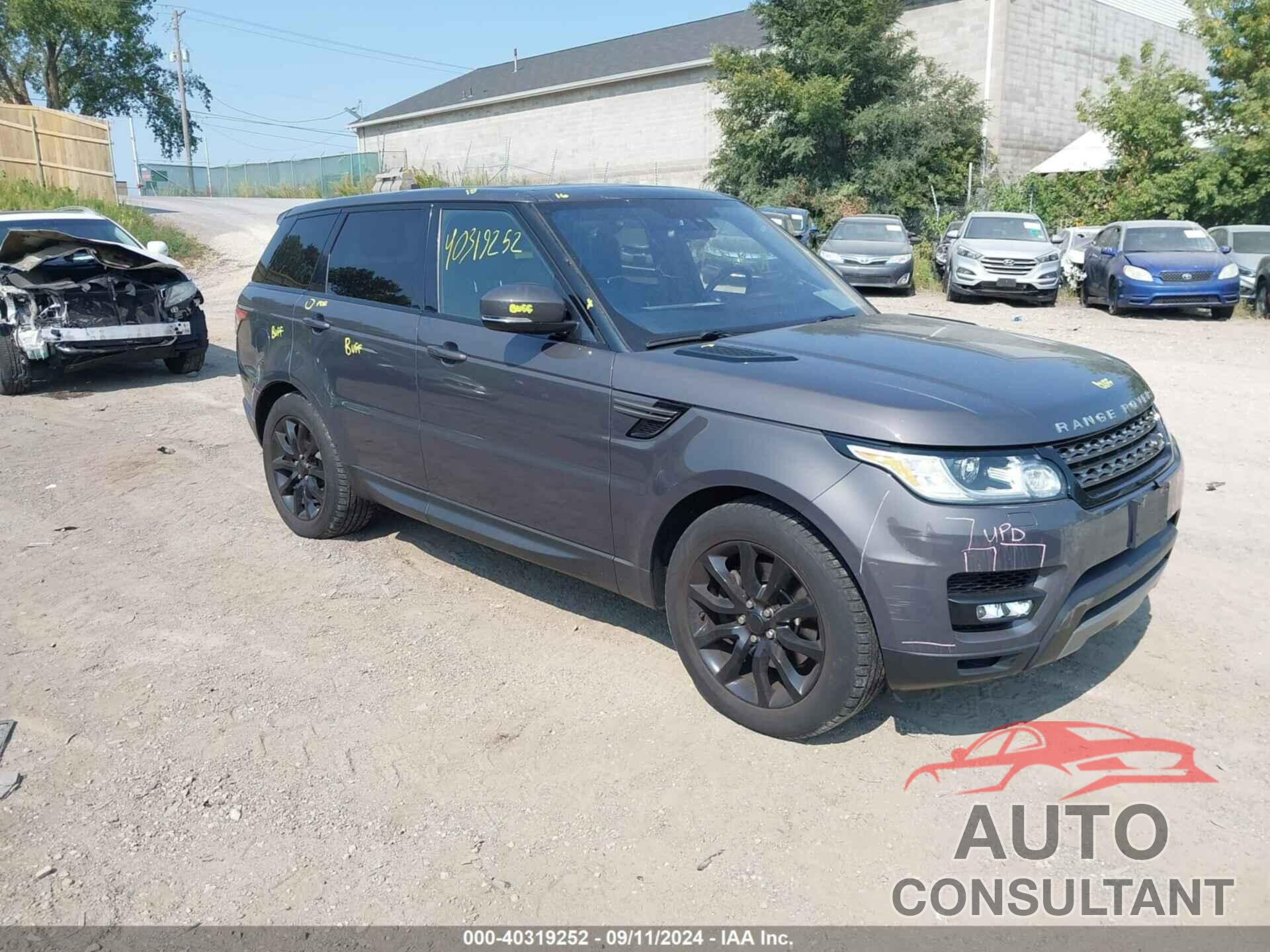 LAND ROVER RANGE ROVER SPORT 2016 - SALWG2PF3GA117998