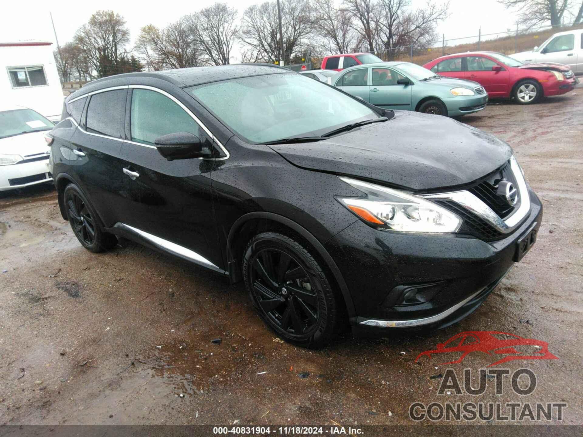 NISSAN MURANO 2017 - 5N1AZ2MH1HN146522
