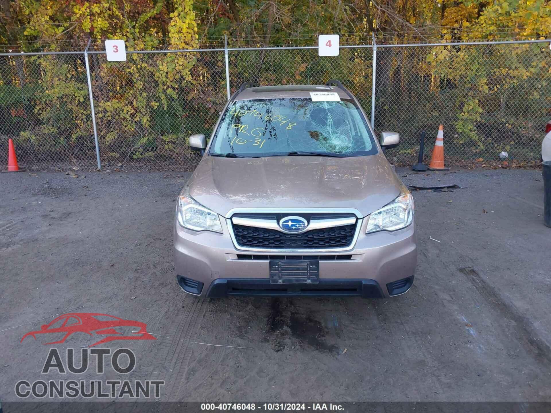 SUBARU FORESTER 2016 - JF2SJADC8GH489227