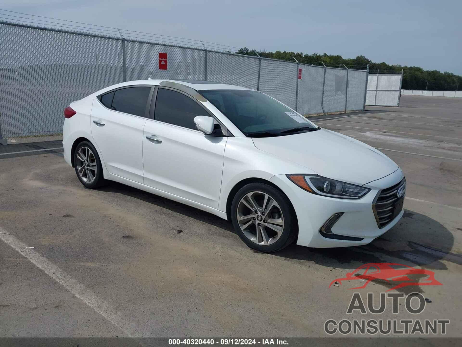 HYUNDAI ELANTRA 2017 - 5NPD84LF4HH095534