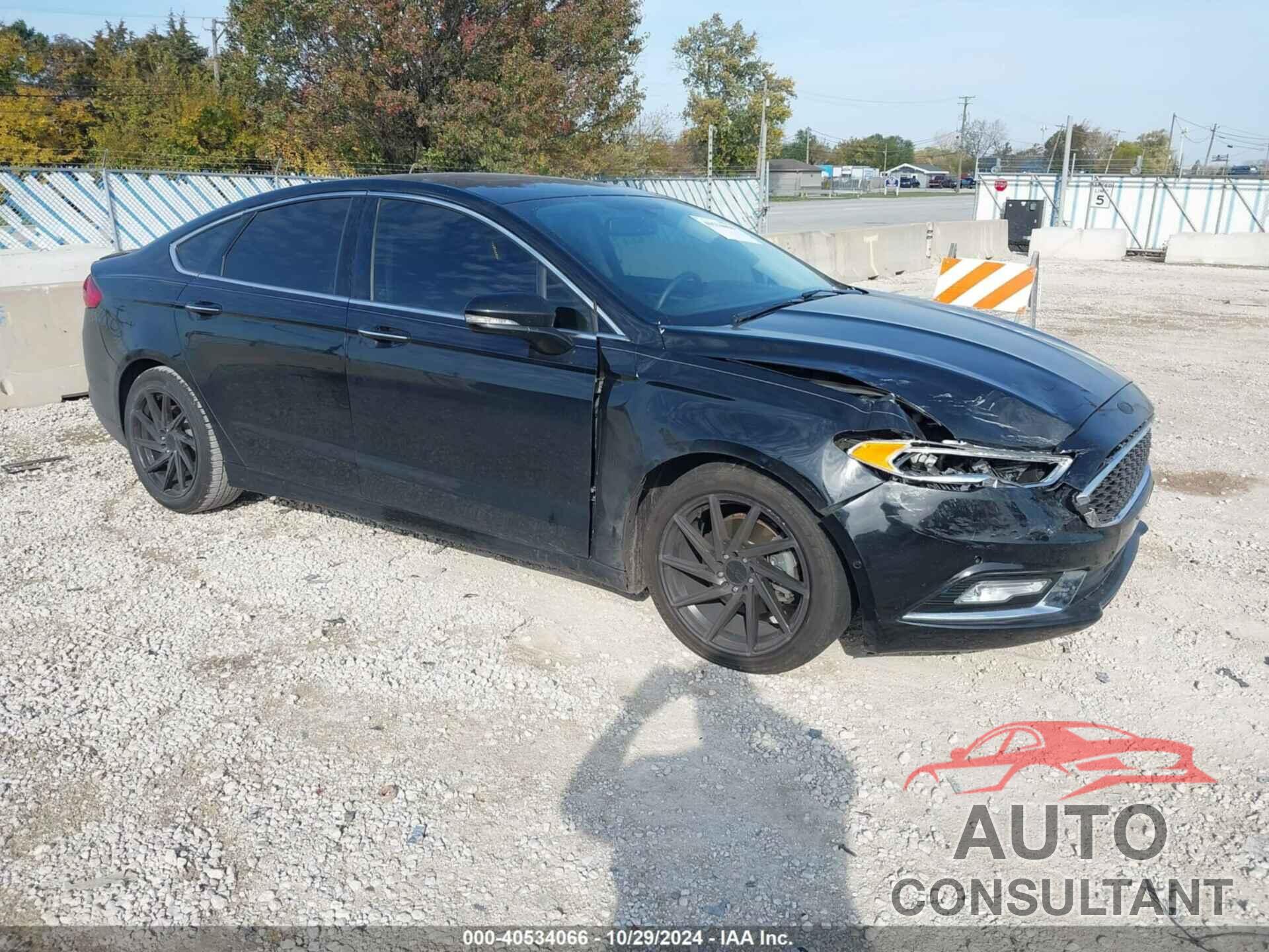 FORD FUSION 2017 - 3FA6P0K96HR117309