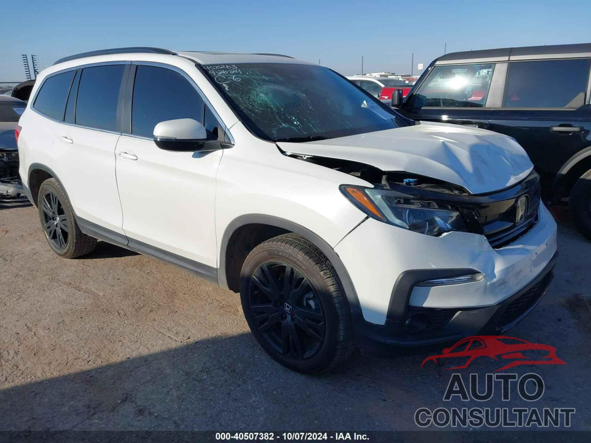 HONDA PILOT 2022 - 5FNYF6H25NB008551