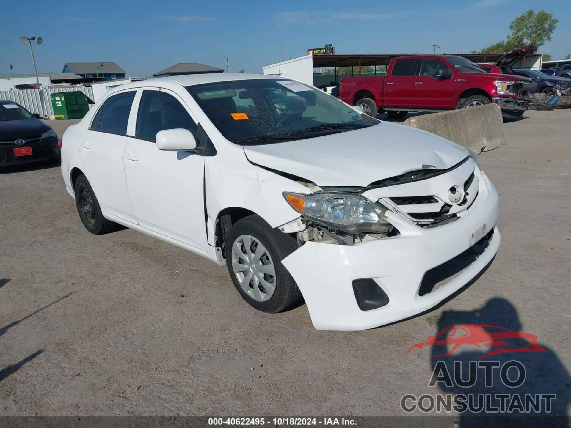 TOYOTA COROLLA 2013 - 5YFBU4EE1DP115338