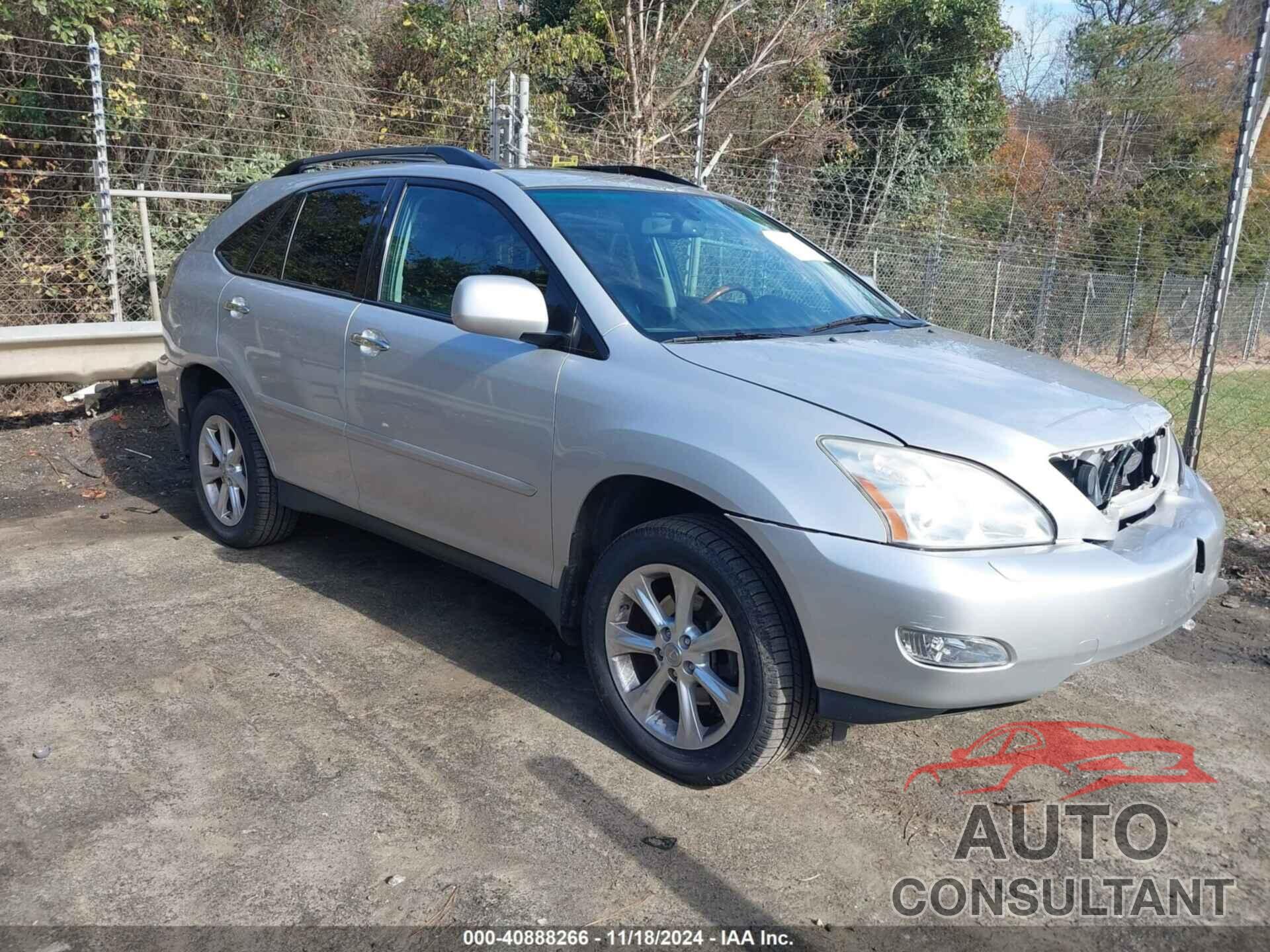 LEXUS RX 350 2009 - 2T2HK31U49C112993