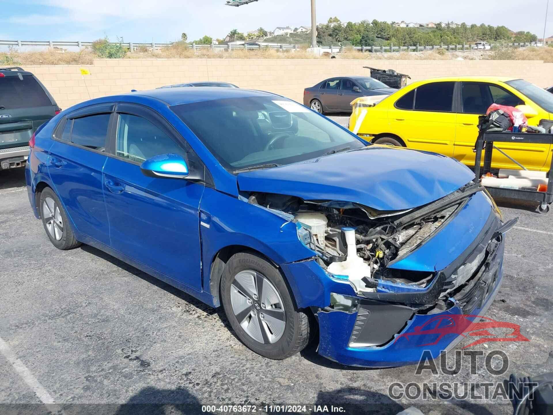 HYUNDAI IONIQ HYBRID 2018 - KMHC65LC0JU087743
