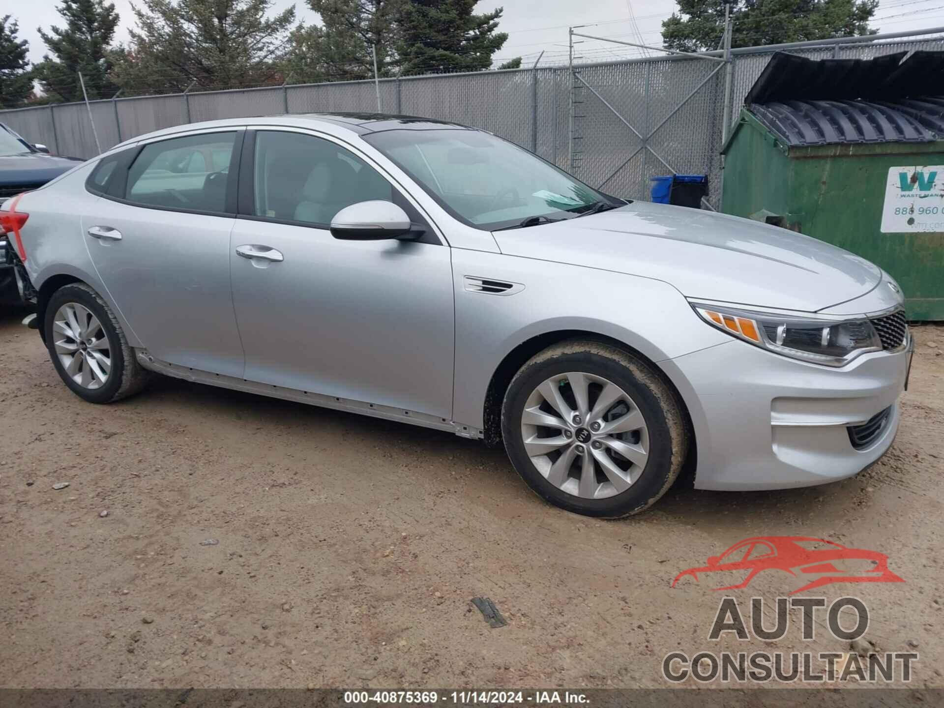 KIA OPTIMA 2016 - 5XXGU4L38GG066191