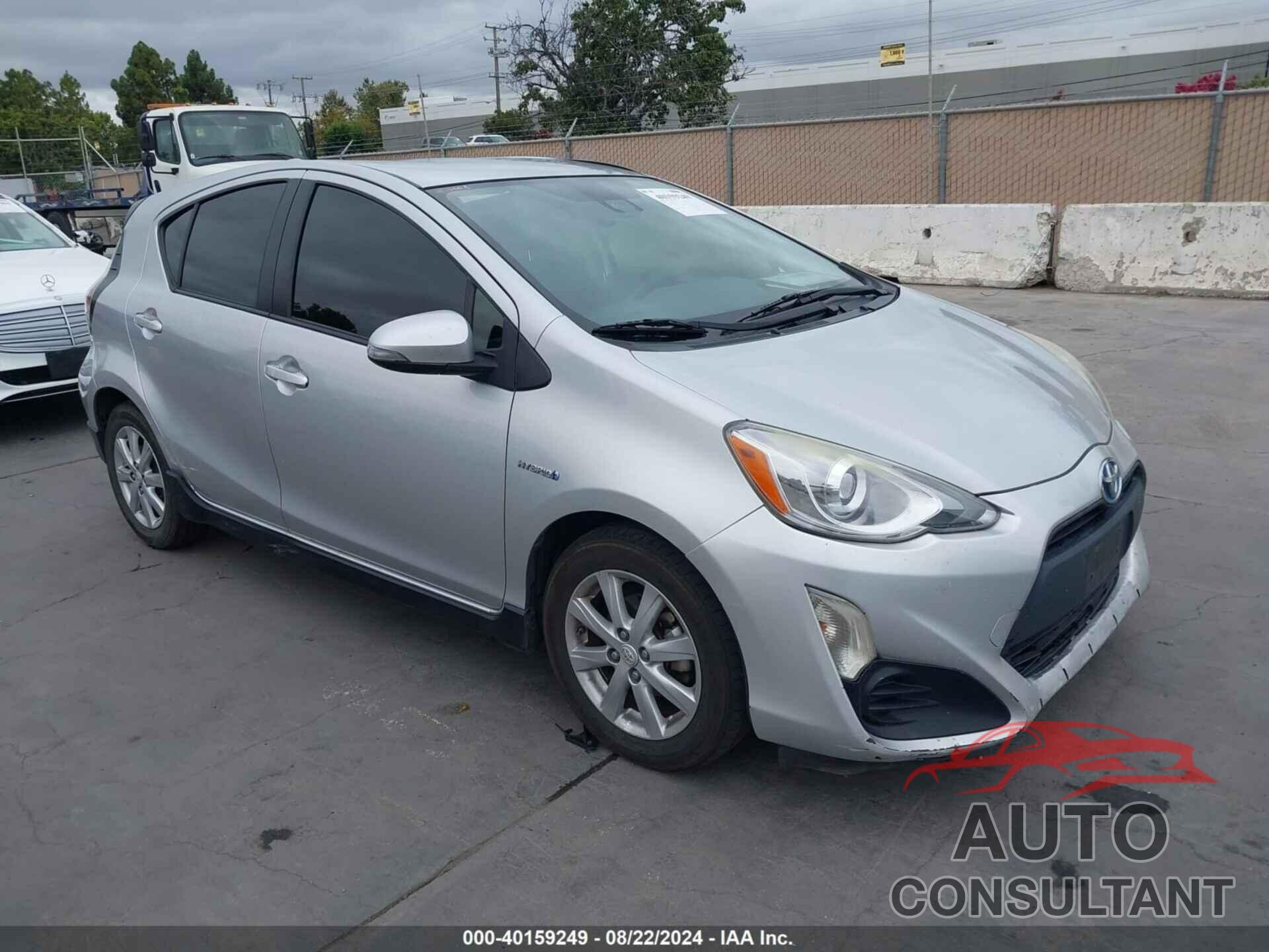 TOYOTA PRIUS C 2017 - JTDKDTB31H1591144