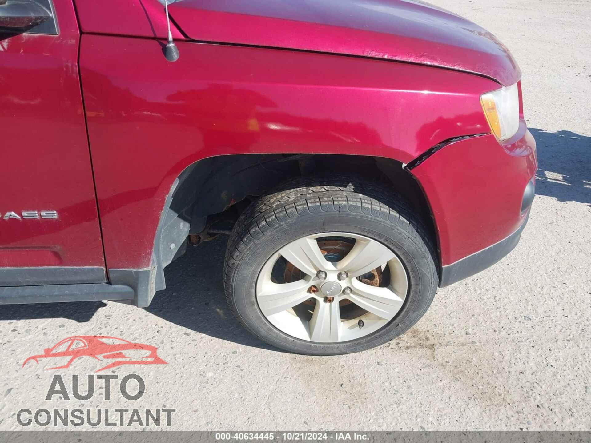 JEEP COMPASS 2013 - 1C4NJDBB2DD249200