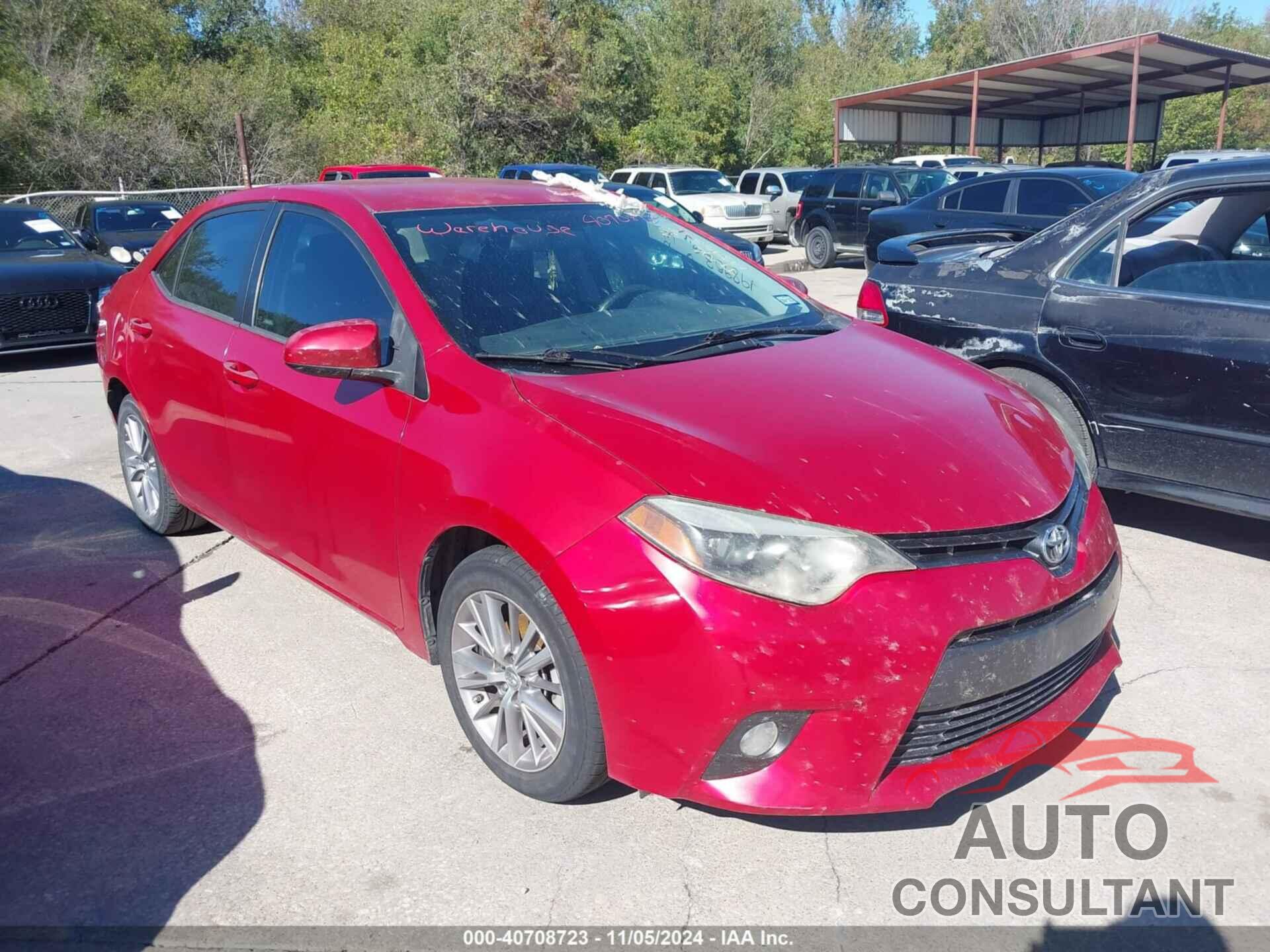 TOYOTA COROLLA 2015 - 5YFBURHE2FP198953