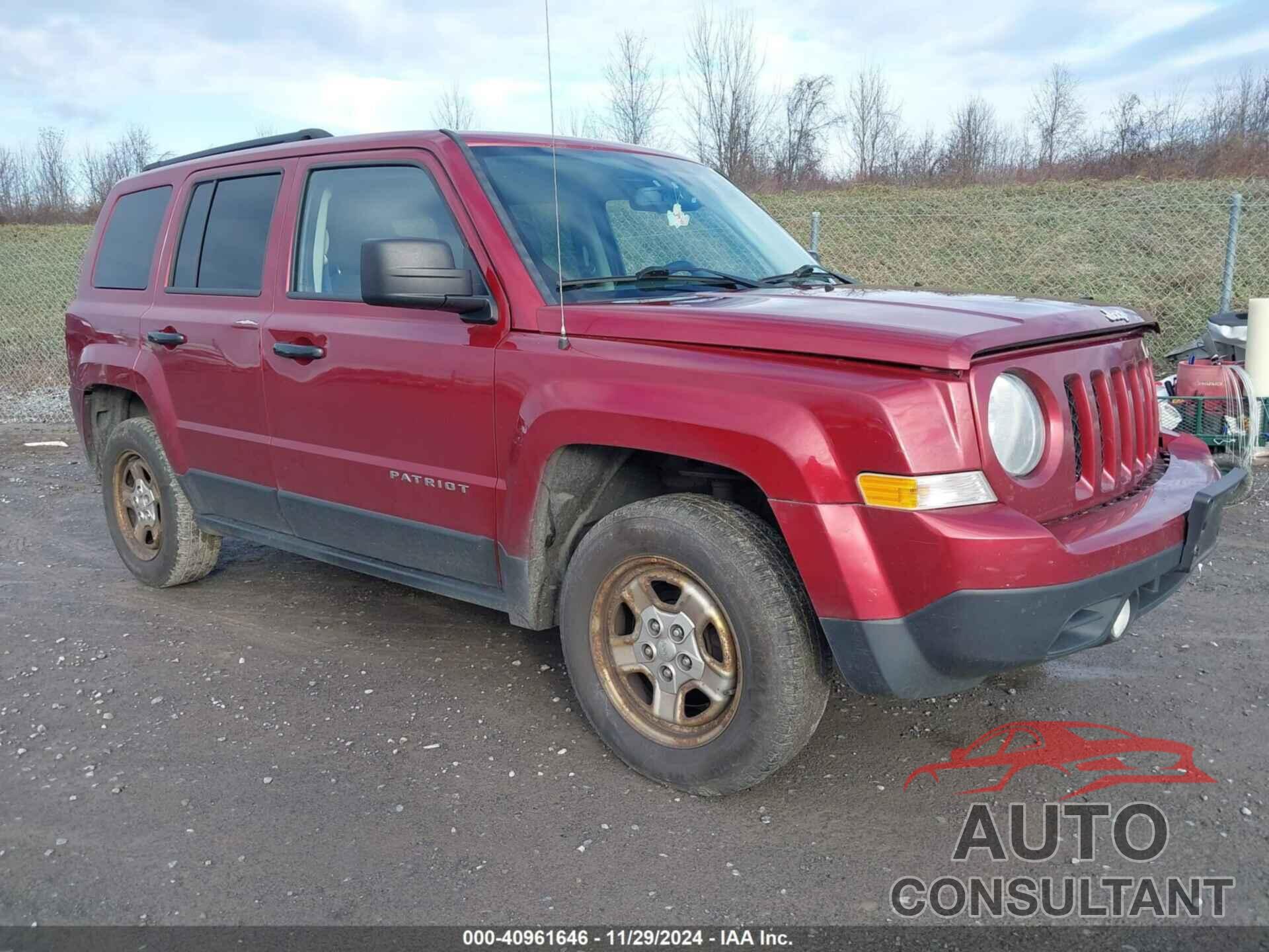 JEEP PATRIOT 2016 - 1C4NJRBB5GD779310