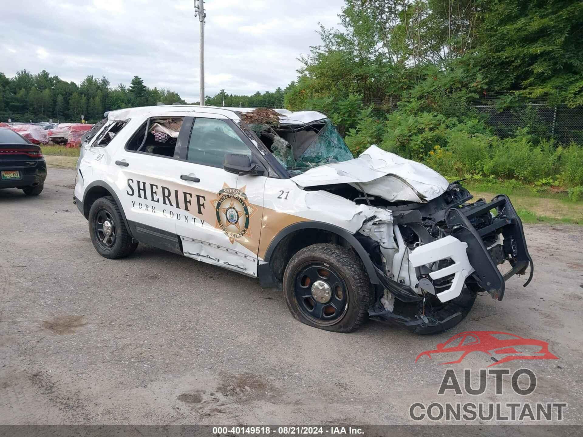 FORD POLICE INTERCEPTOR UTILITY 2018 - 1FM5K8AR6JGC16922