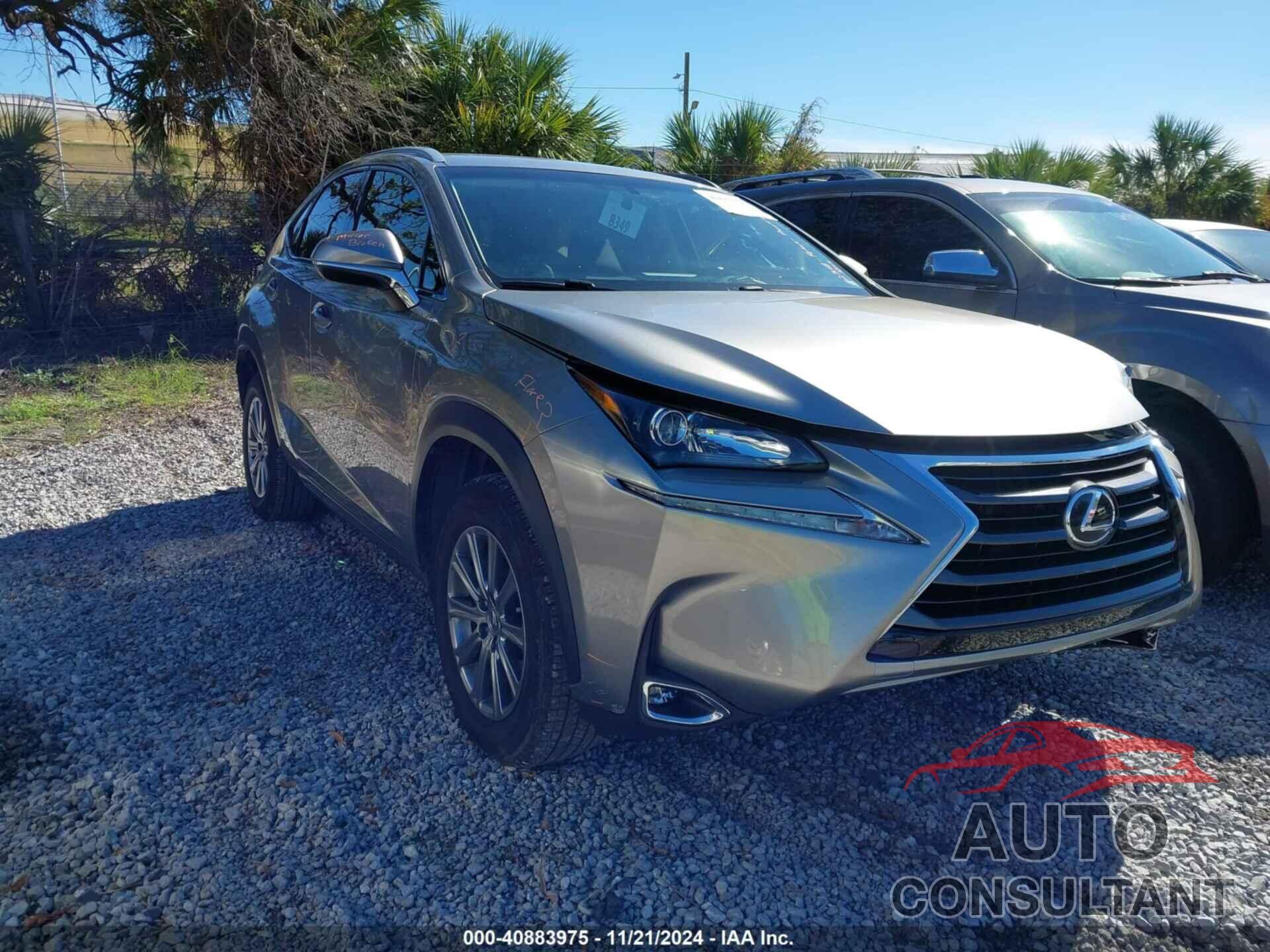 LEXUS NX 200T 2017 - JTJYARBZXH2080050