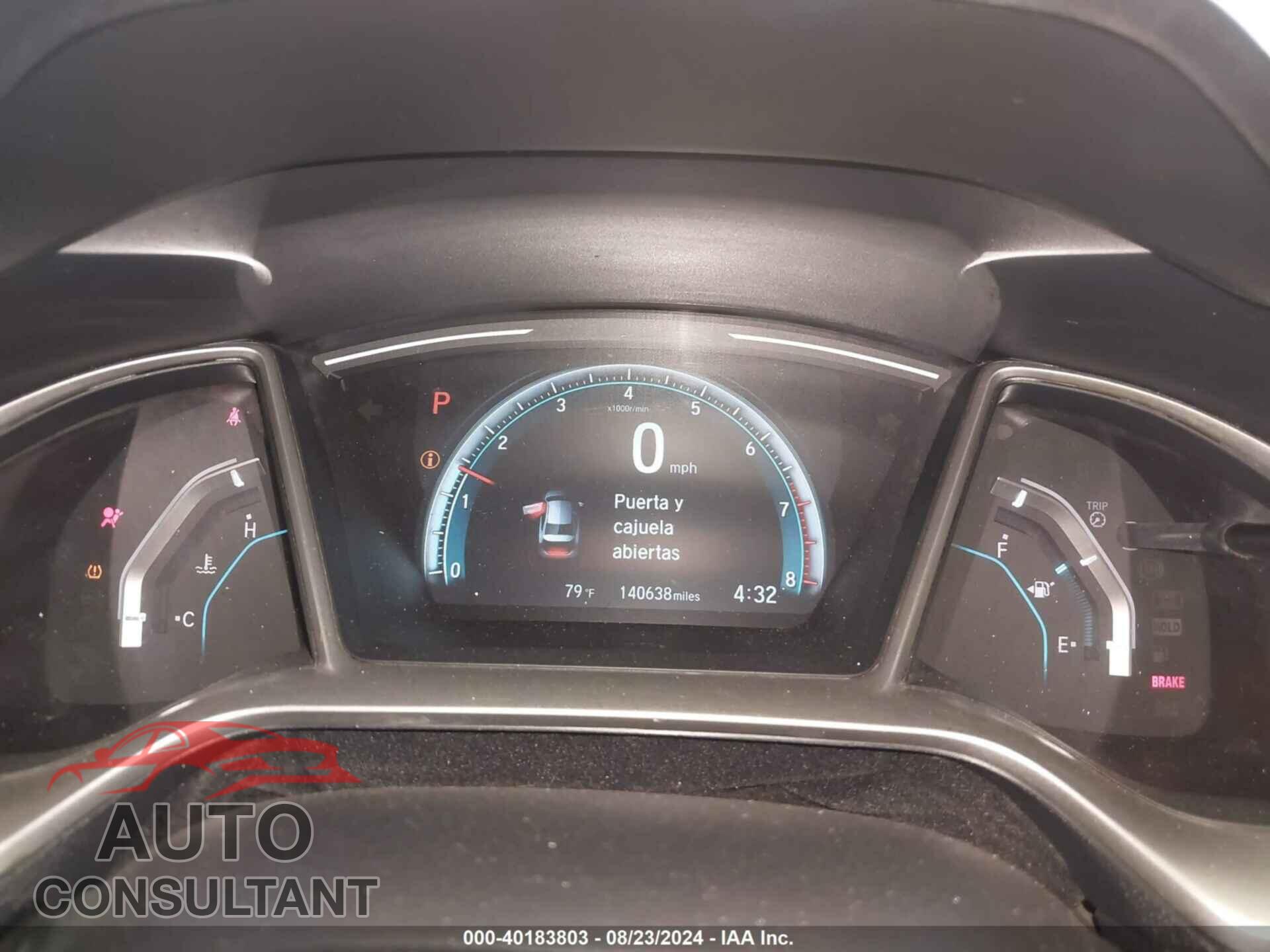 HONDA CIVIC 2017 - 19XFC2F7XHE051168