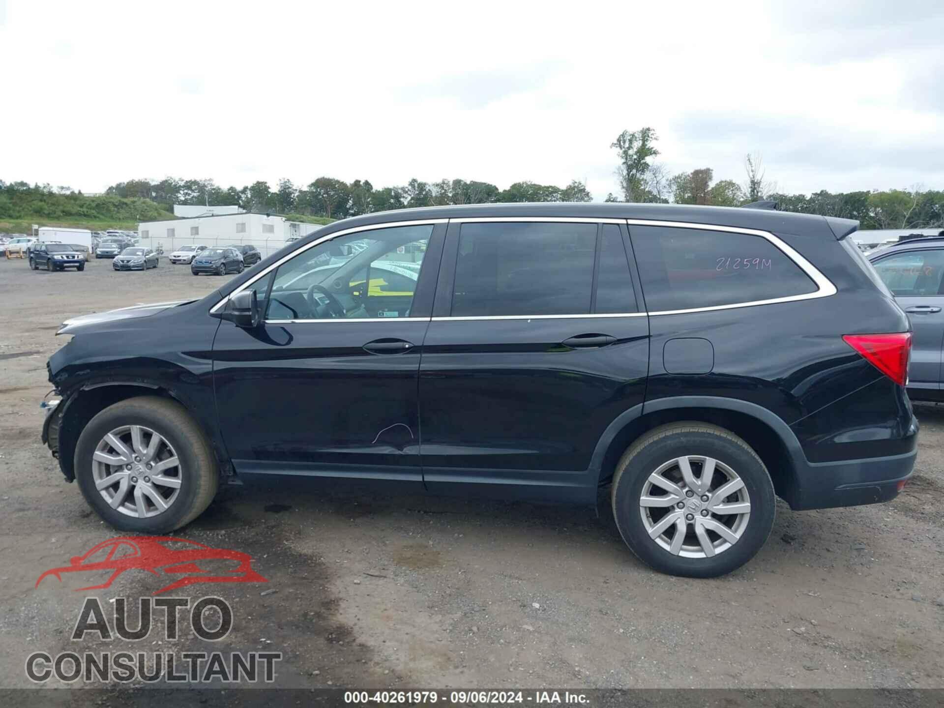 HONDA PILOT 2019 - 5FNYF6H12KB030980