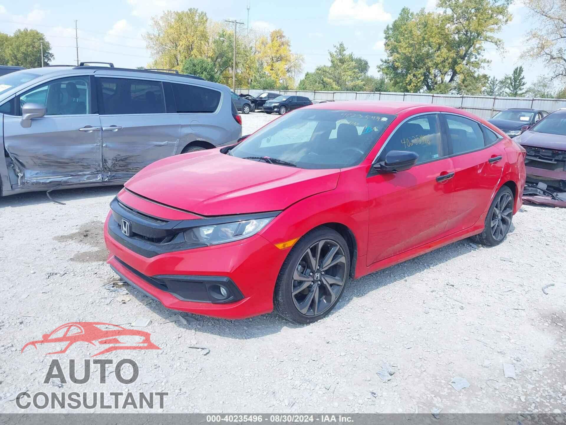 HONDA CIVIC 2020 - 2HGFC2F82LH601521